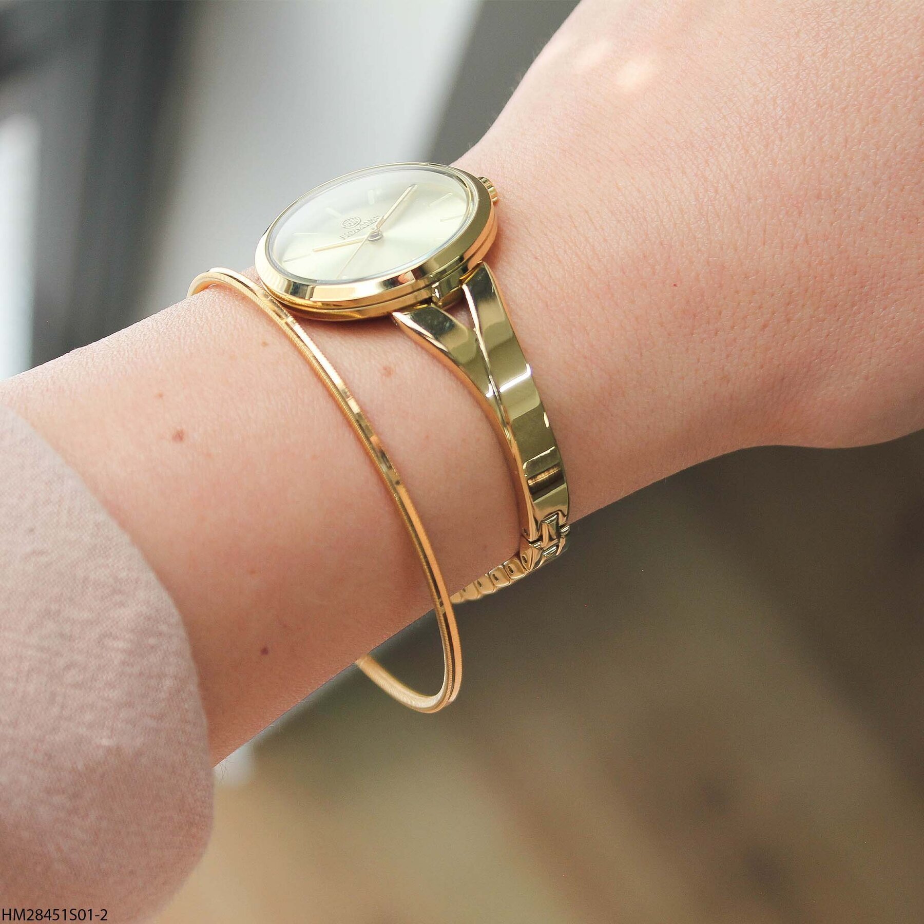 Homies HM28451S01-2 Çelik kordonlu  Kadın Kol Saati