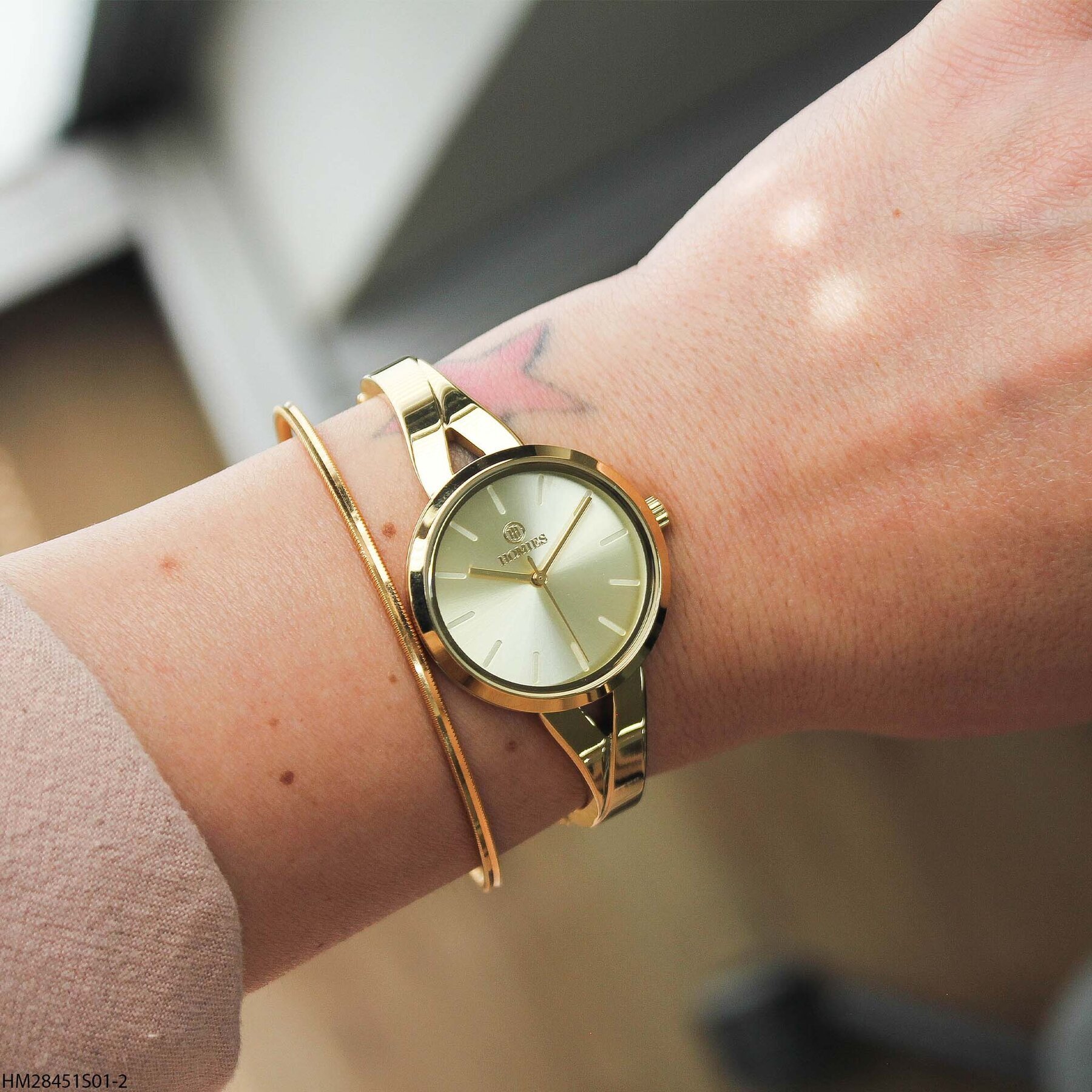 Homies HM28451S01-2 Çelik kordonlu  Kadın Kol Saati