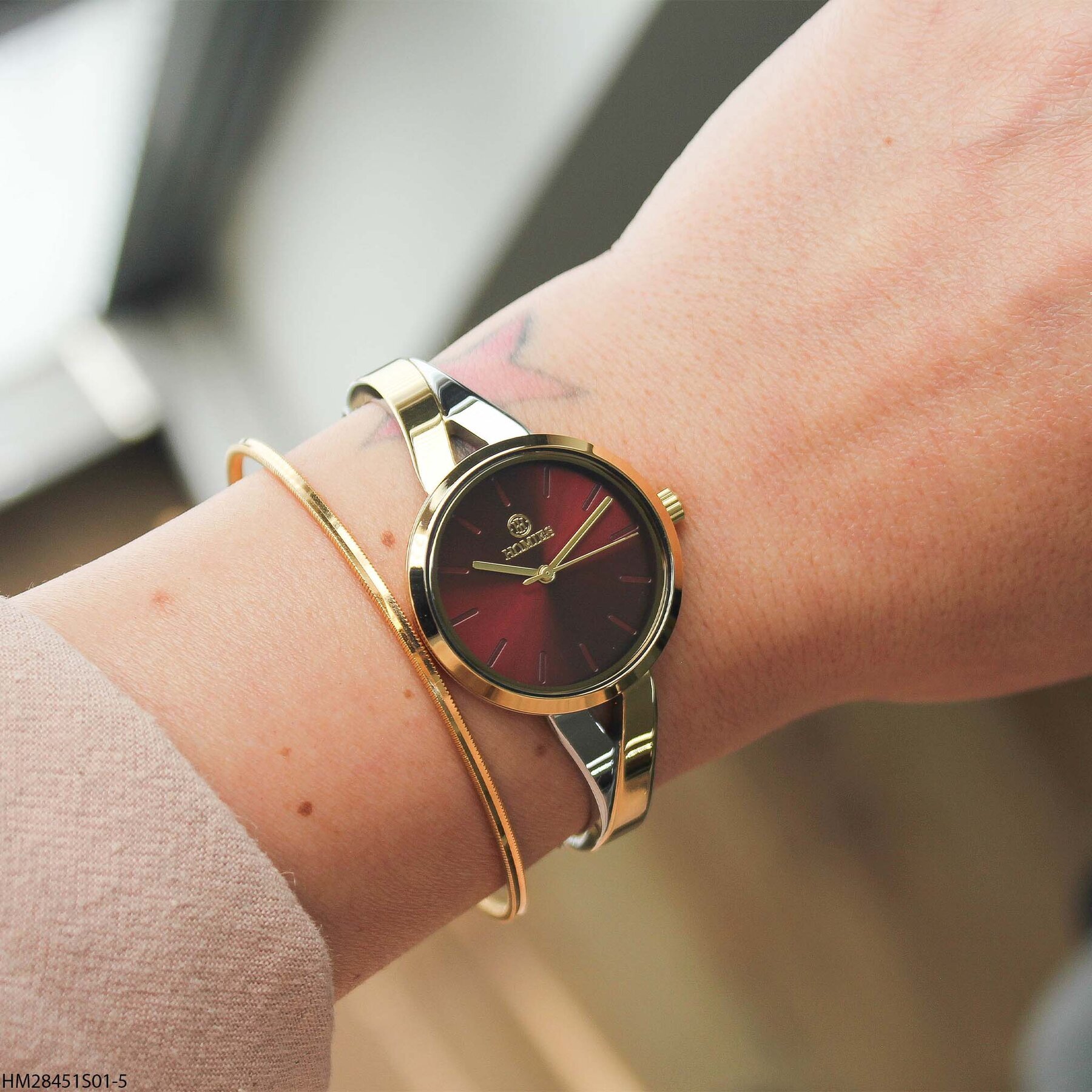 Homies HM25132S01-3 Steel Strap  Women Watch