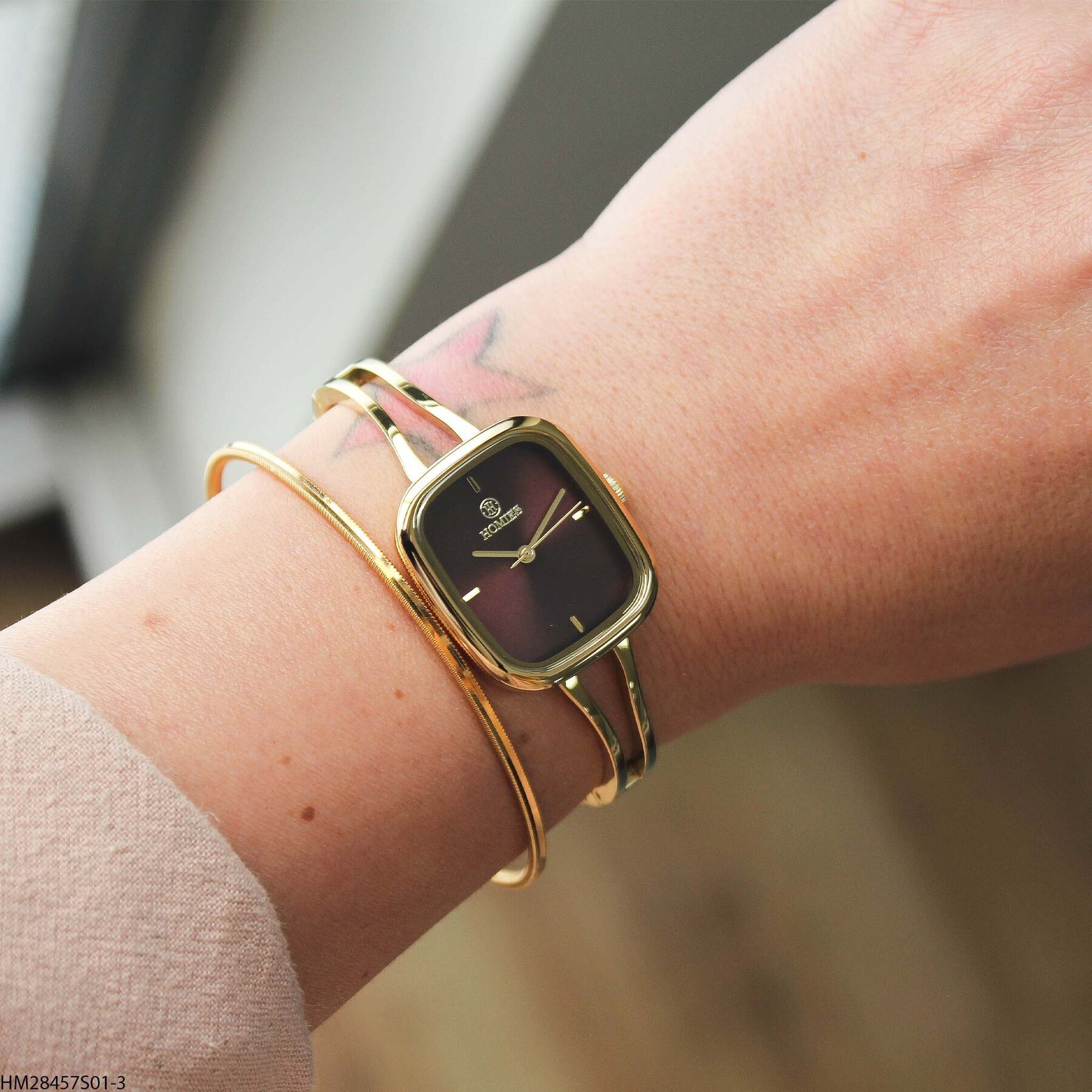 Homies HM28457S01-3 Çelik kordonlu Kadın Kol Saati