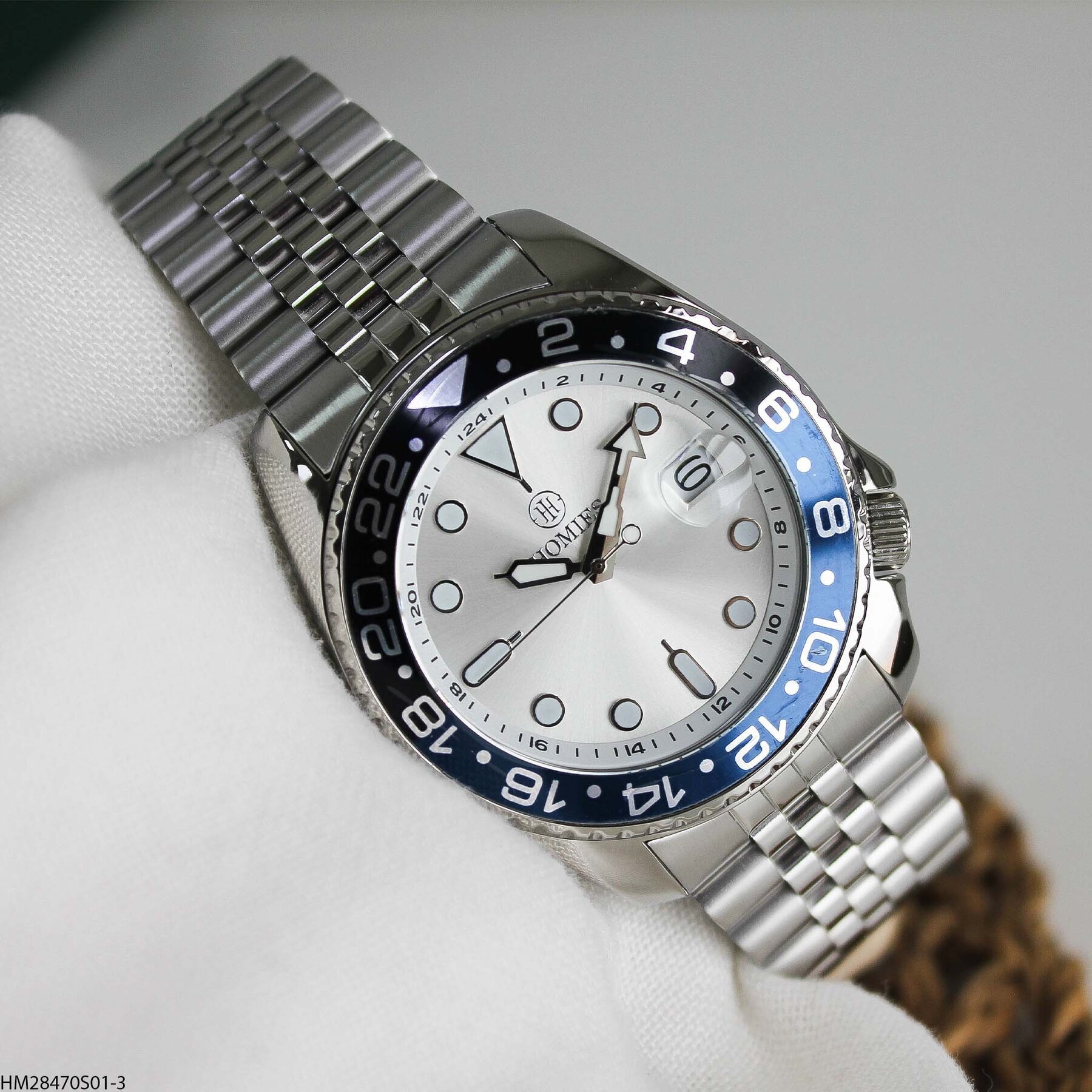 Homies HM28470S01-3 Çelik Kordonlu Erkek Kol Saati