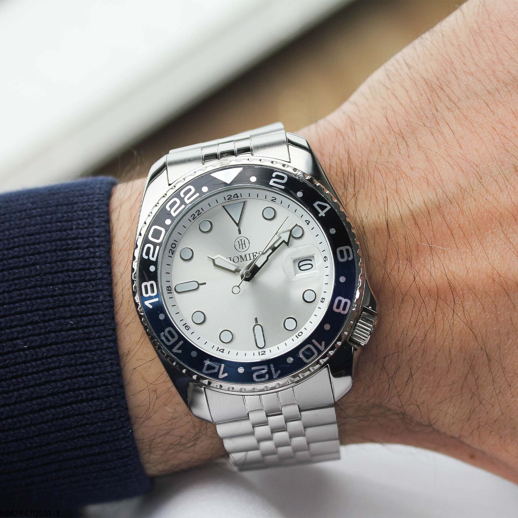 Homies HM28470S01-3 Çelik Kordonlu Erkek Kol Saati