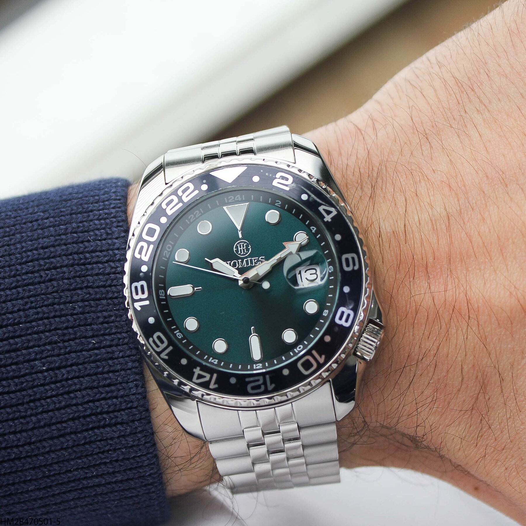 Homies HM28470S01-5 Çelik Kordonlu Erkek Kol Saati