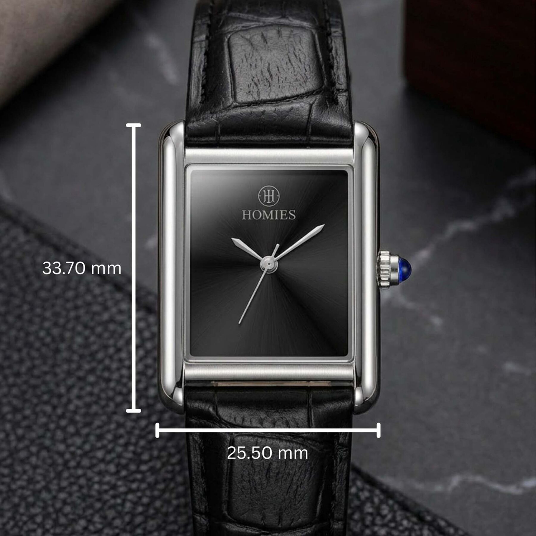 Homies HM25123S01-3 Leather Strap Men Watch