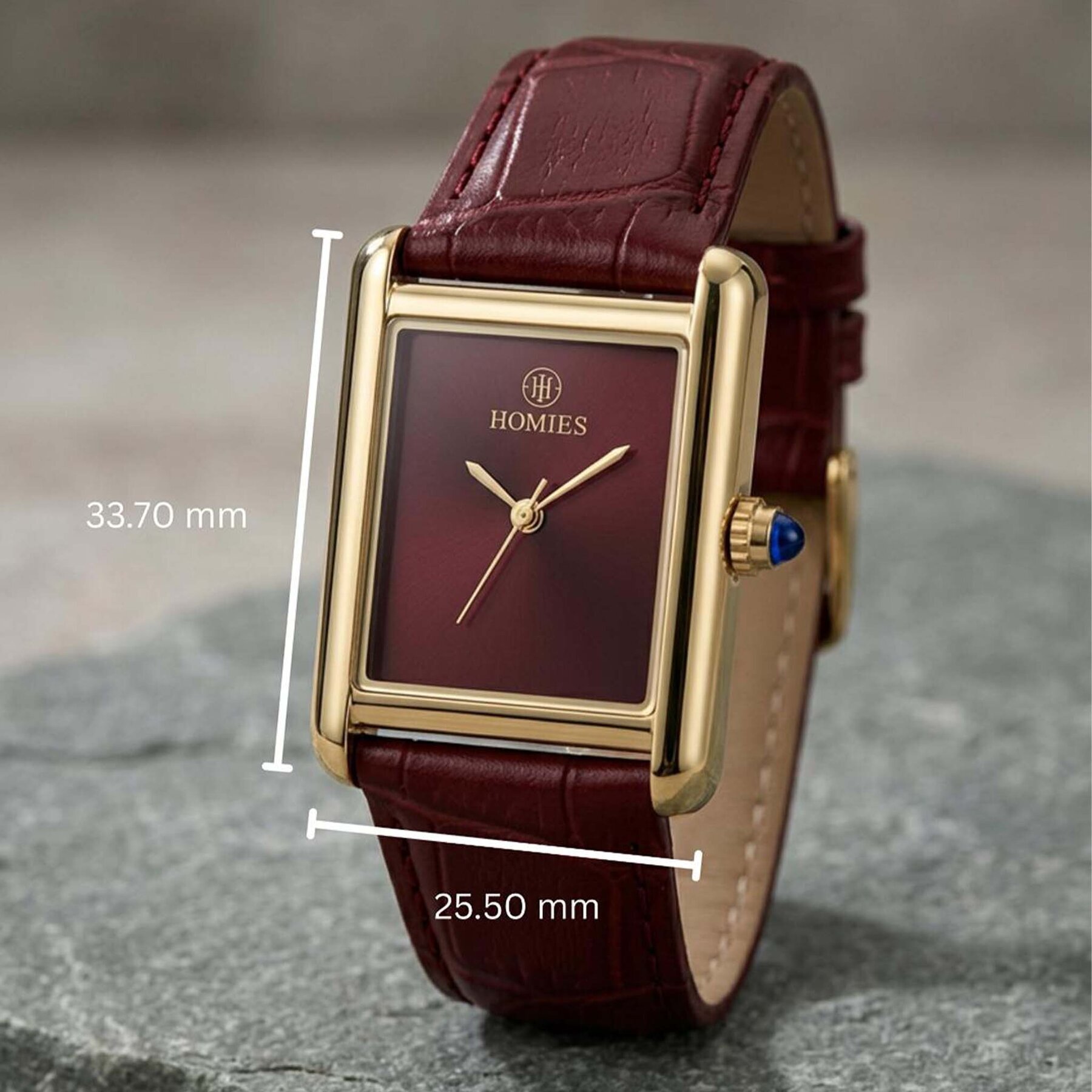 Homies HM25123S01-3 Leather Strap Men Watch