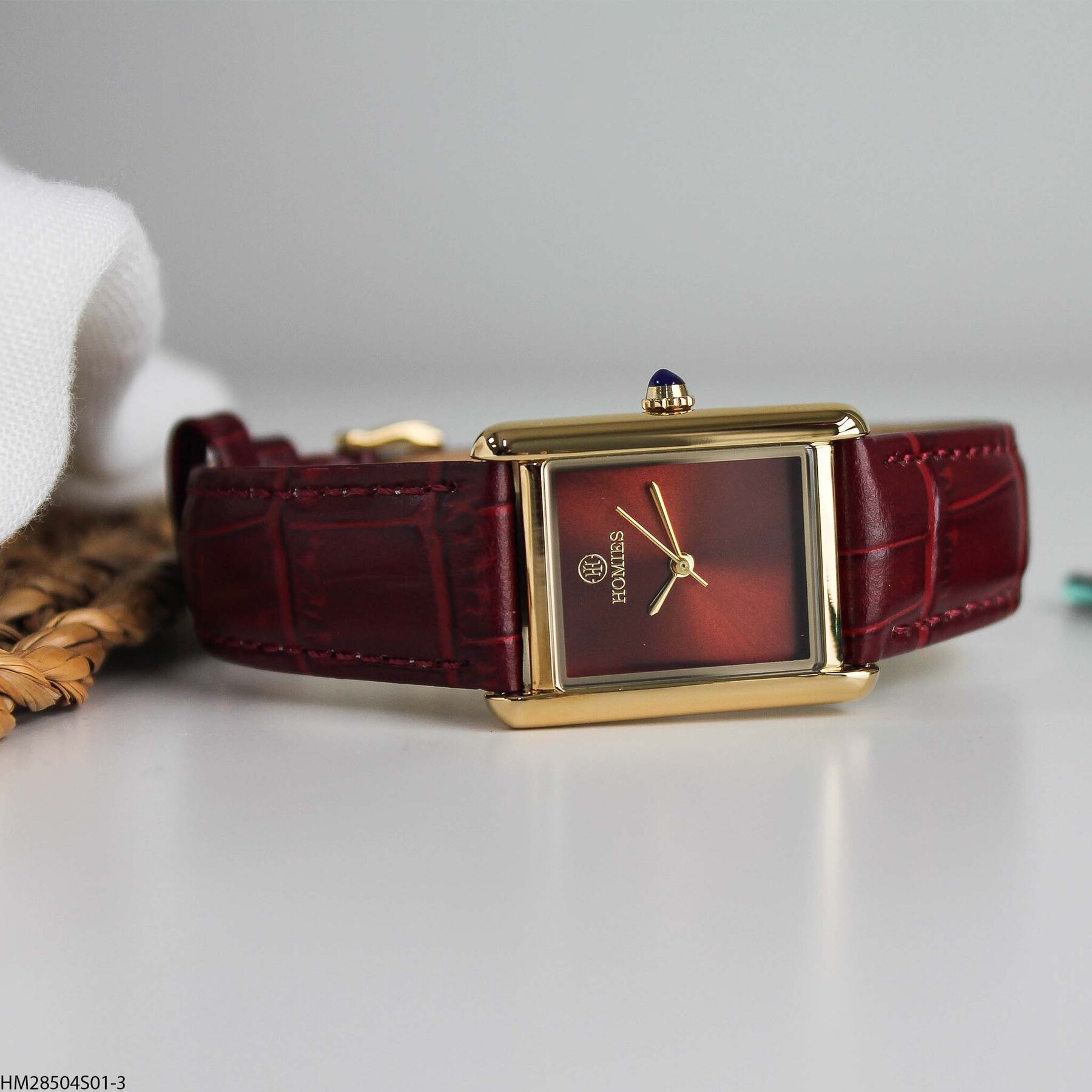 Homies HM25123S01-3 Leather Strap Men Watch