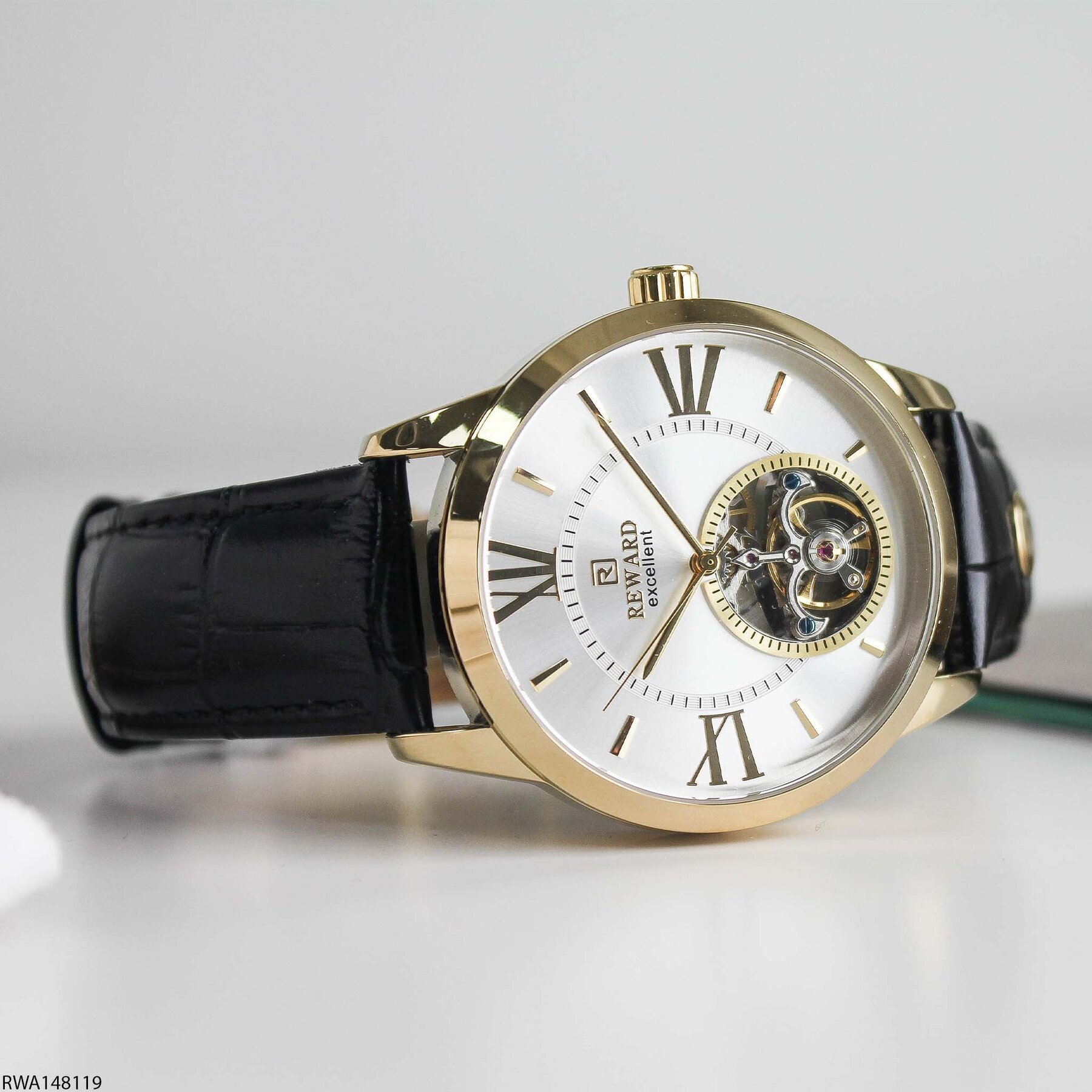 Reward RWA148119 Deri Kordonlu Otomatik Erkek Kol Saati