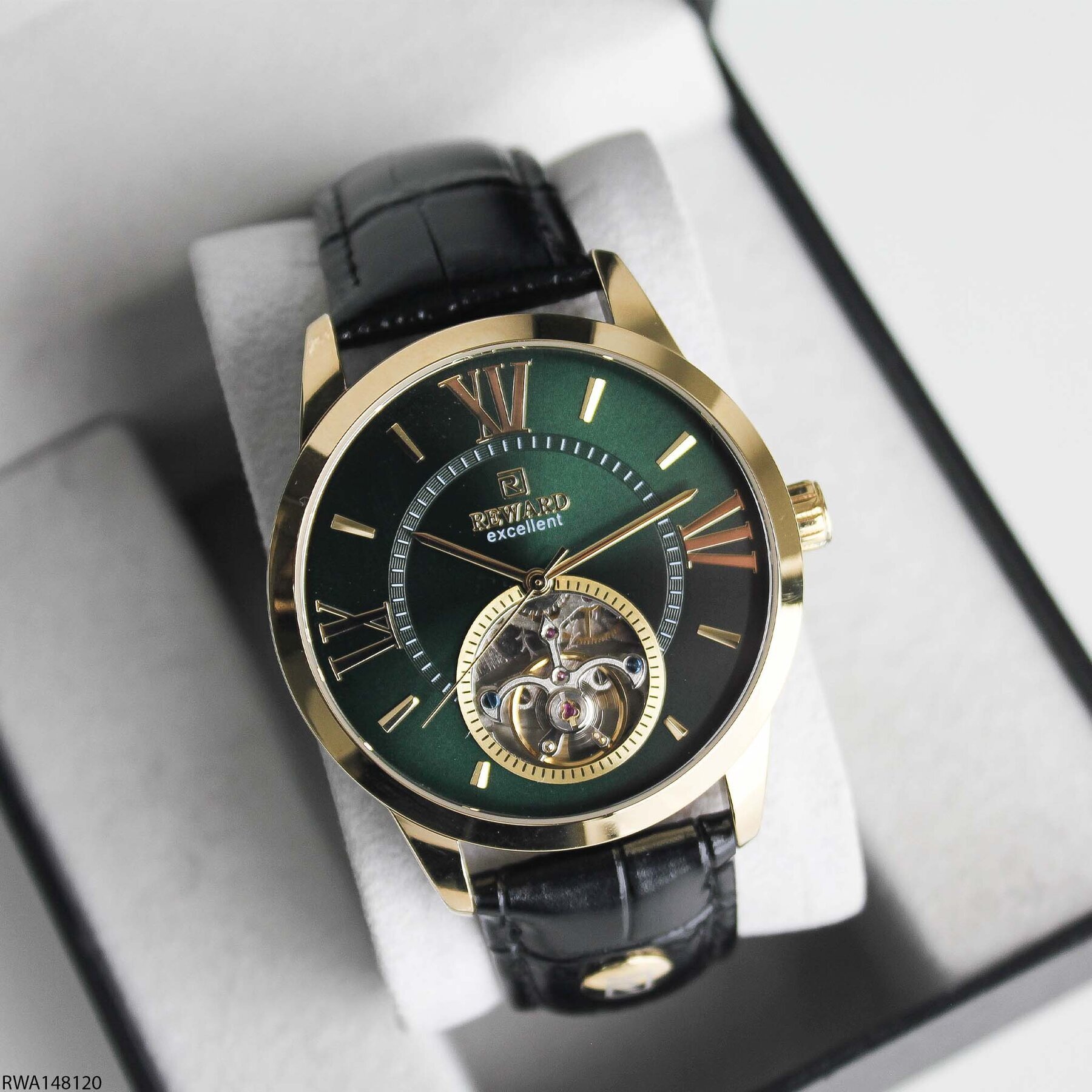 Reward RWA148120 Deri Kordonlu Otomatik Erkek Kol Saati