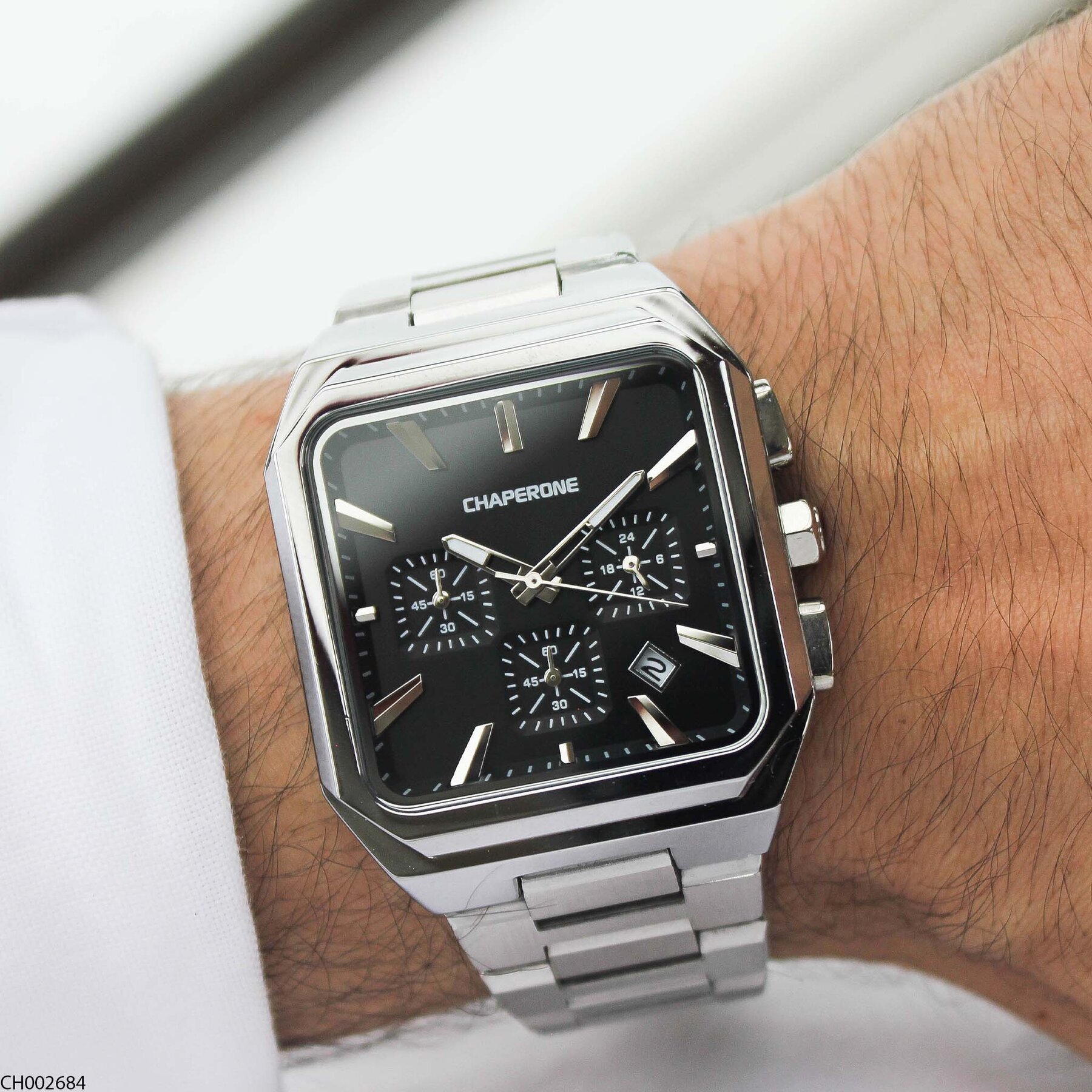 Chaperone CH002379 Steel Strap Men Watch