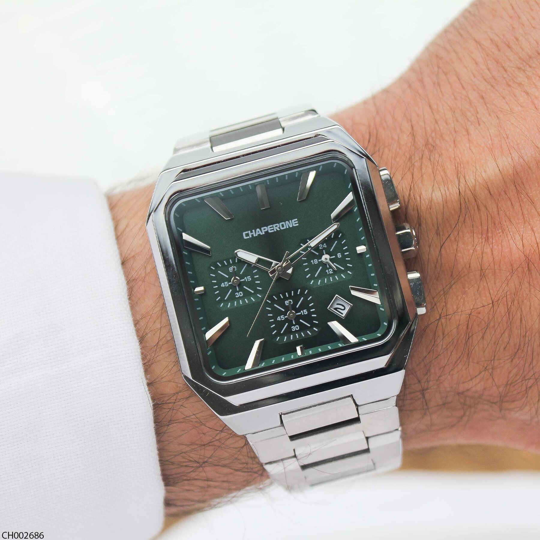Chaperone CH002379 Steel Strap Men Watch