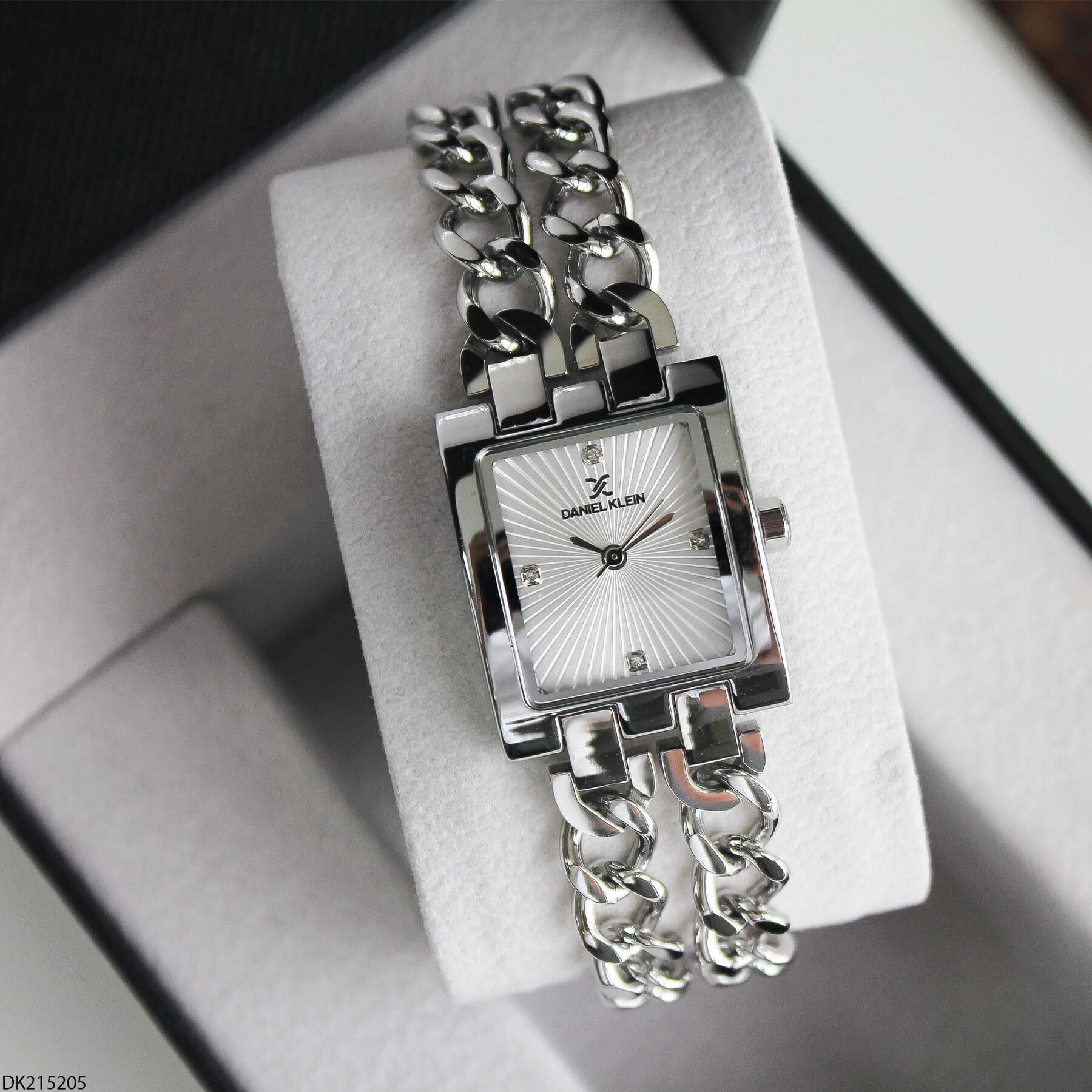 Daniel Klein DK327359 Leather Strap Women Watch