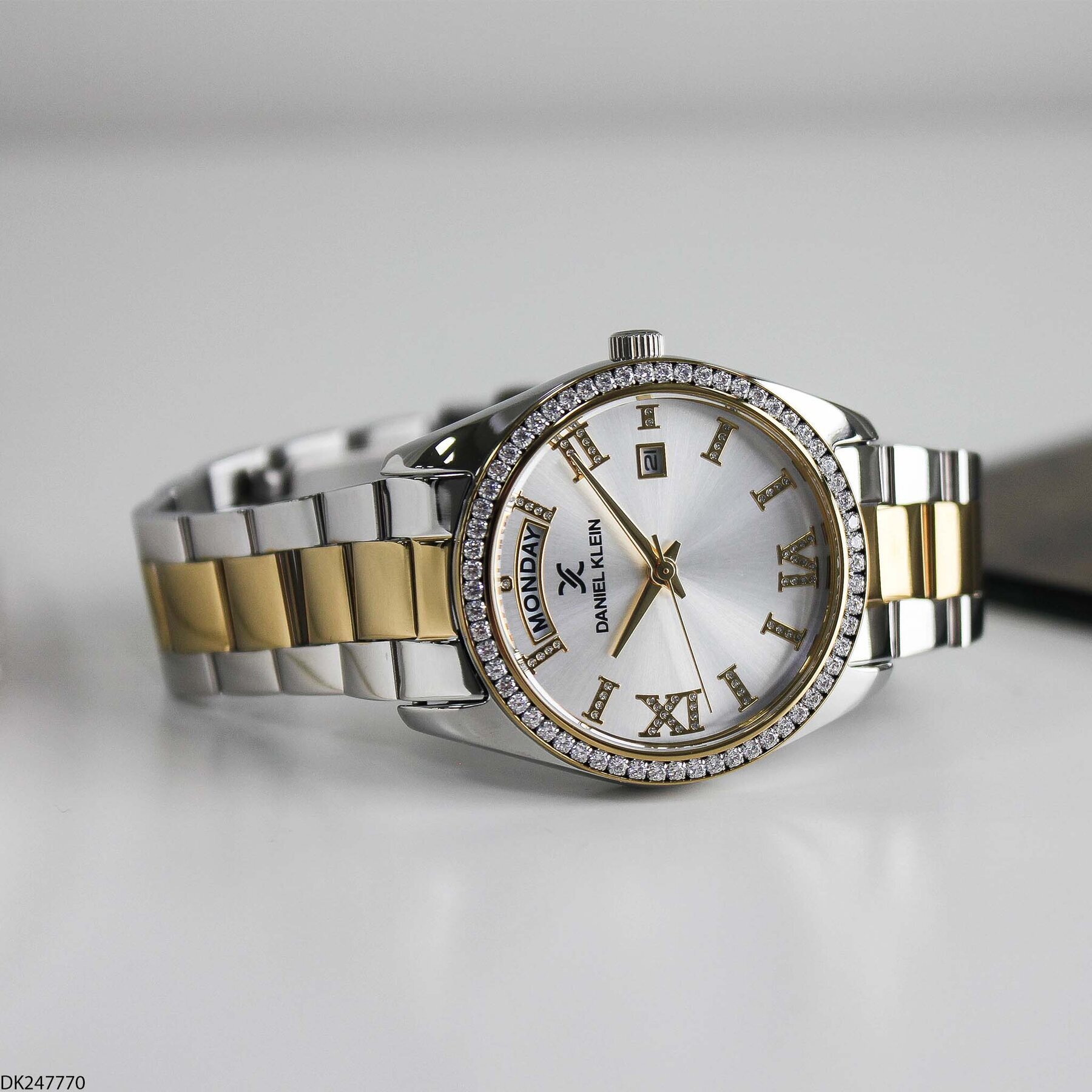 Daniel Klein DK327359 Leather Strap Women Watch