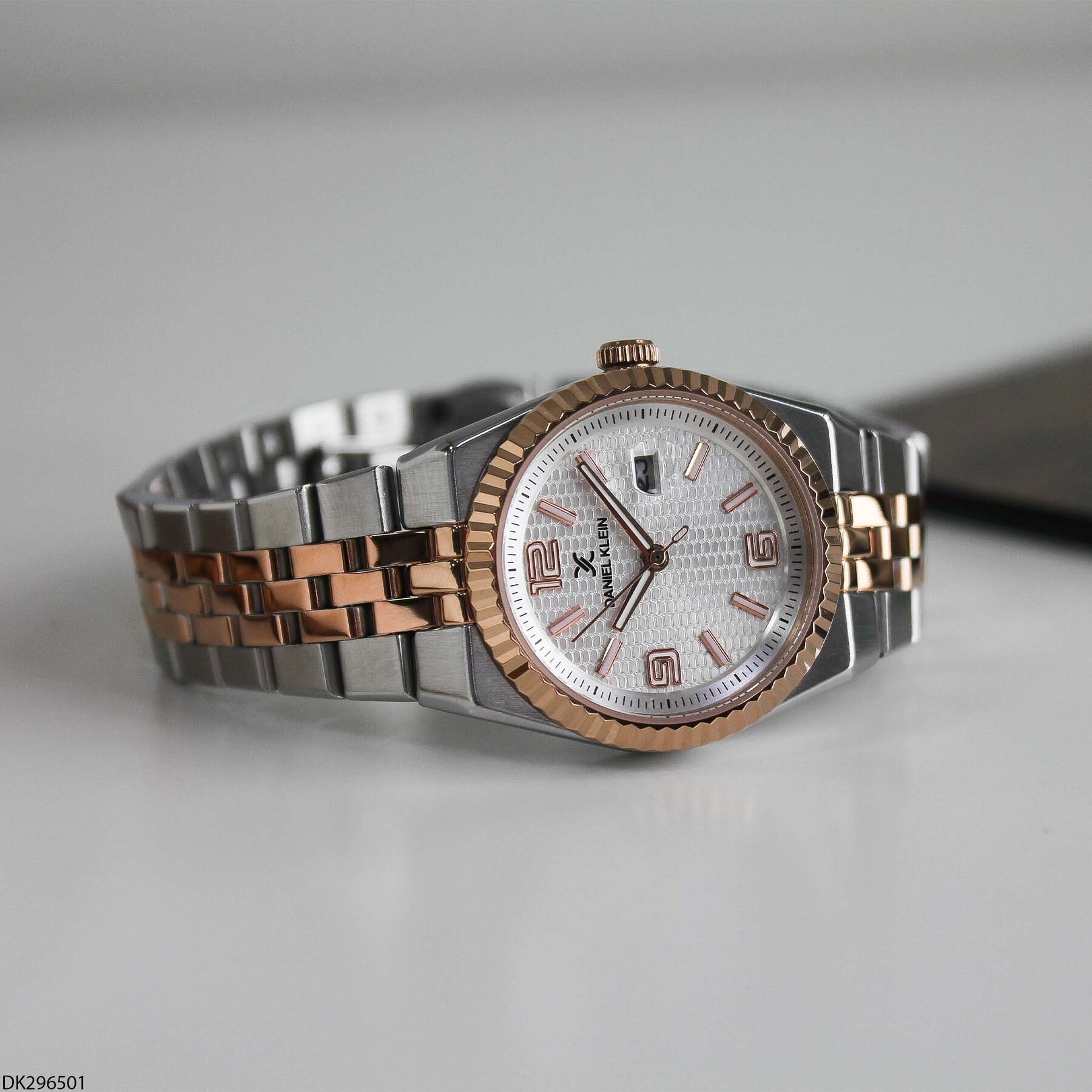 Daniel Klein DK327359 Leather Strap Women Watch