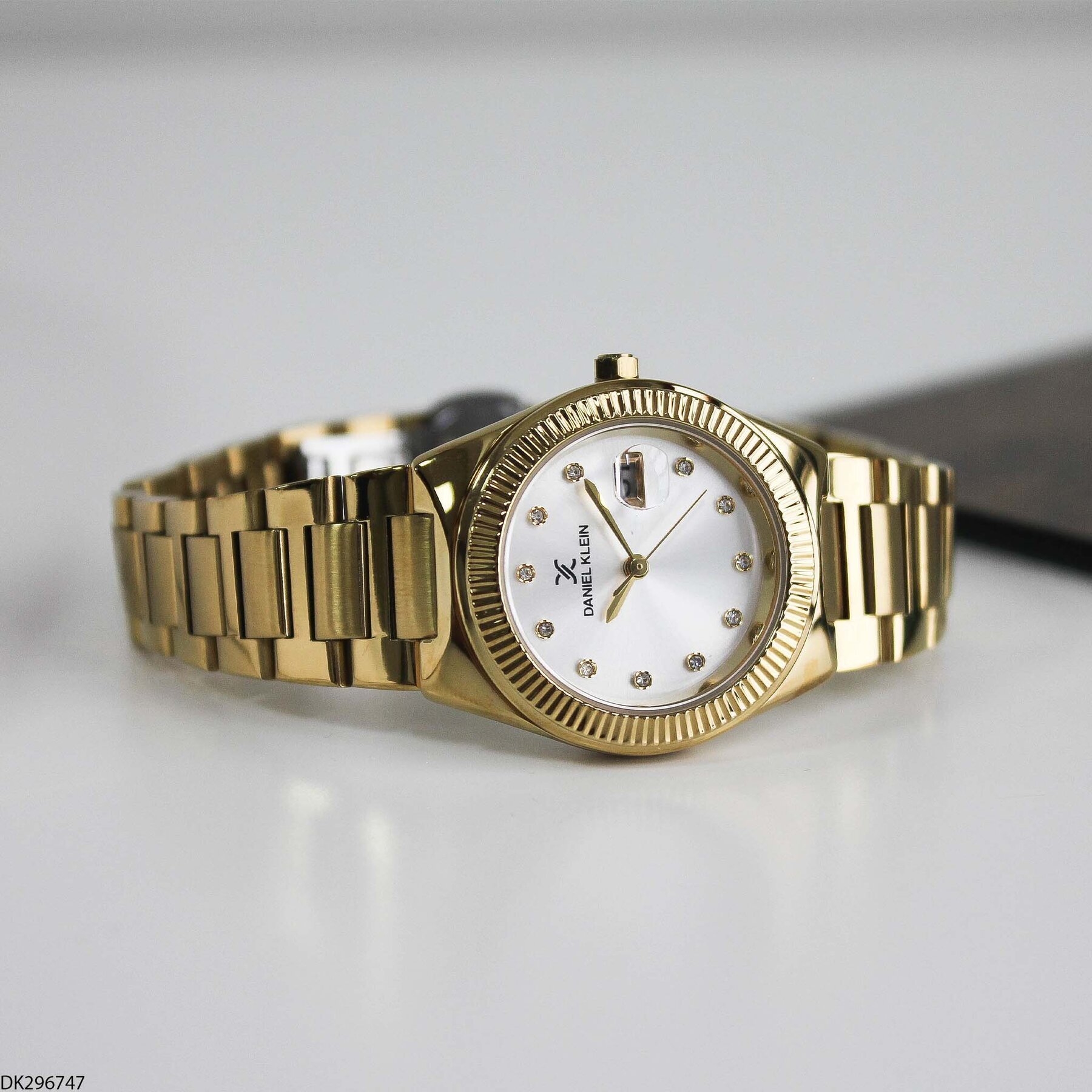 Daniel Klein DK327359 Leather Strap Women Watch