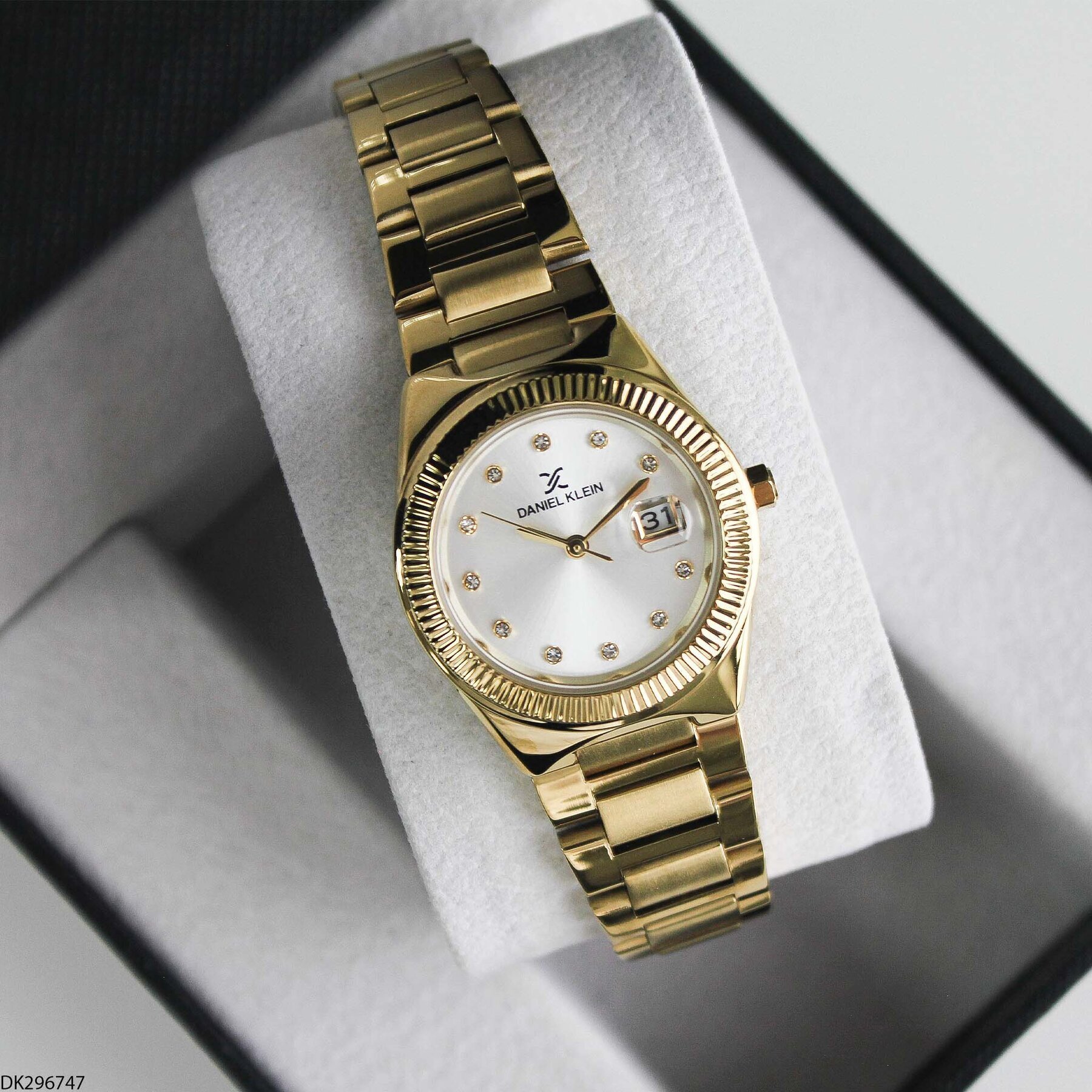 Daniel Klein DK327359 Leather Strap Women Watch