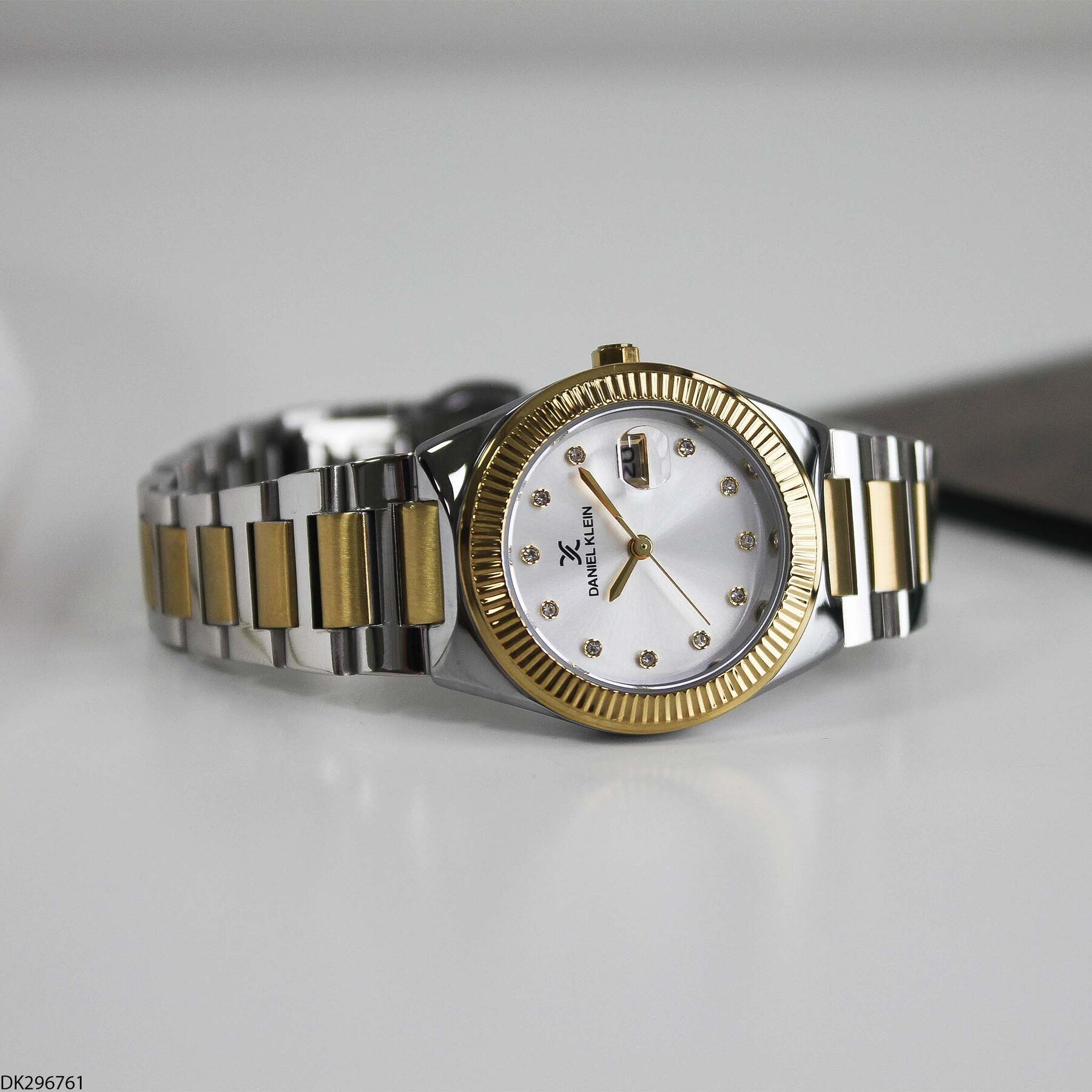 Daniel Klein DK327359 Leather Strap Women Watch