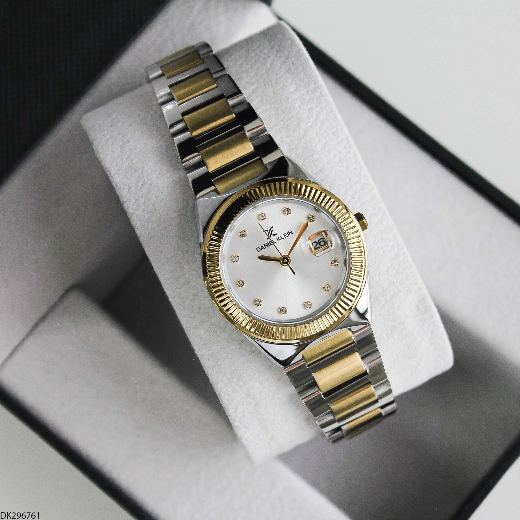 Daniel Klein DK327359 Leather Strap Women Watch