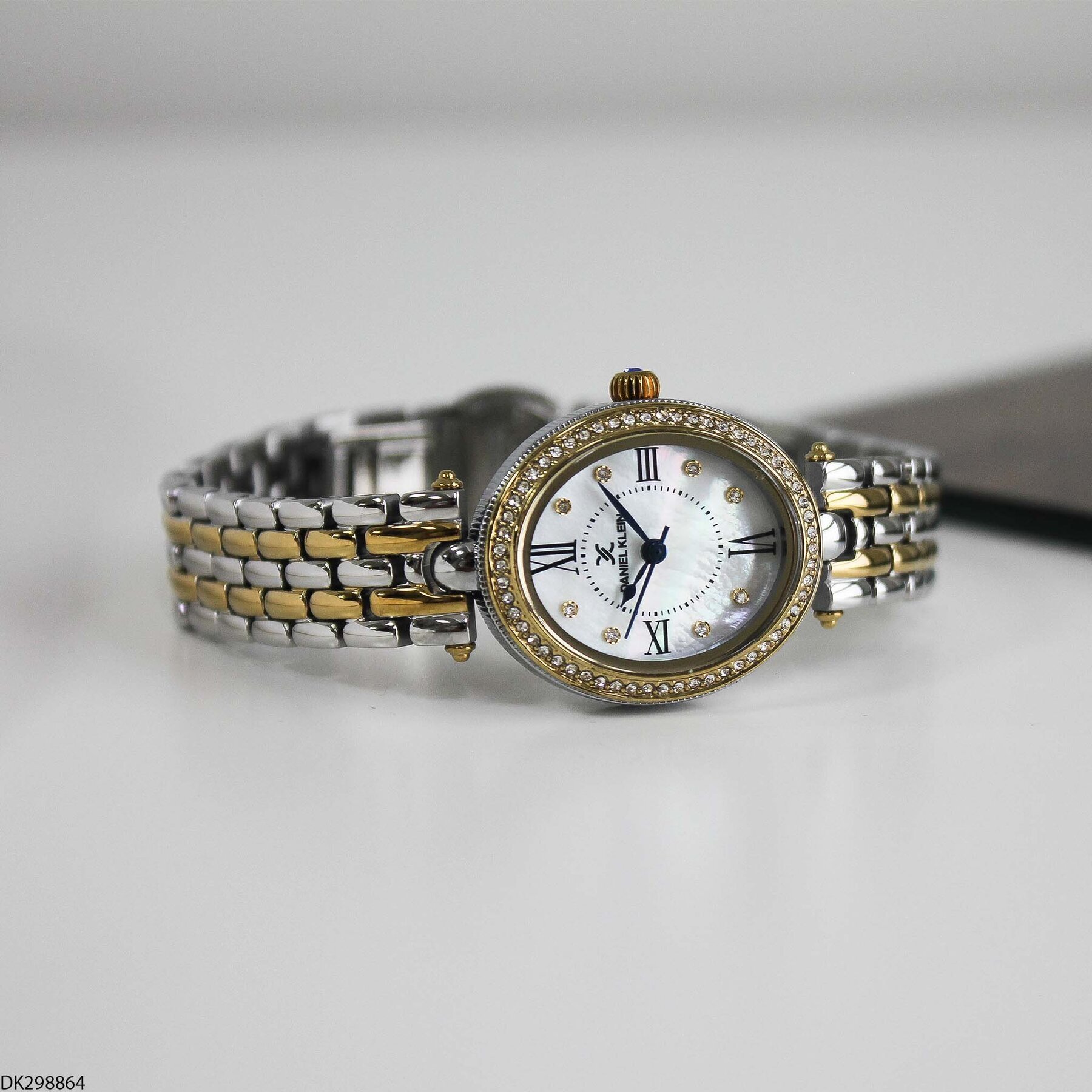 Daniel Klein DK327359 Leather Strap Women Watch