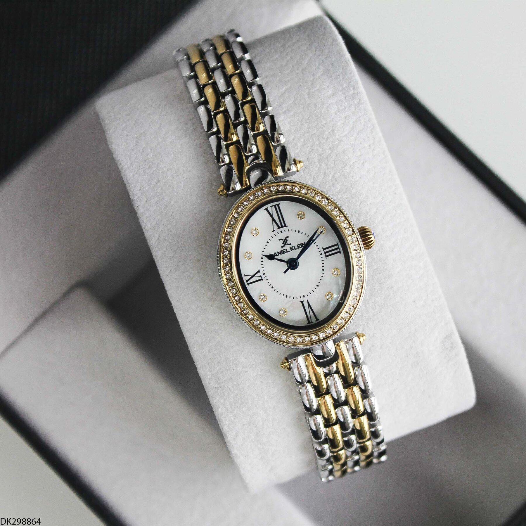 Daniel Klein DK327359 Leather Strap Women Watch