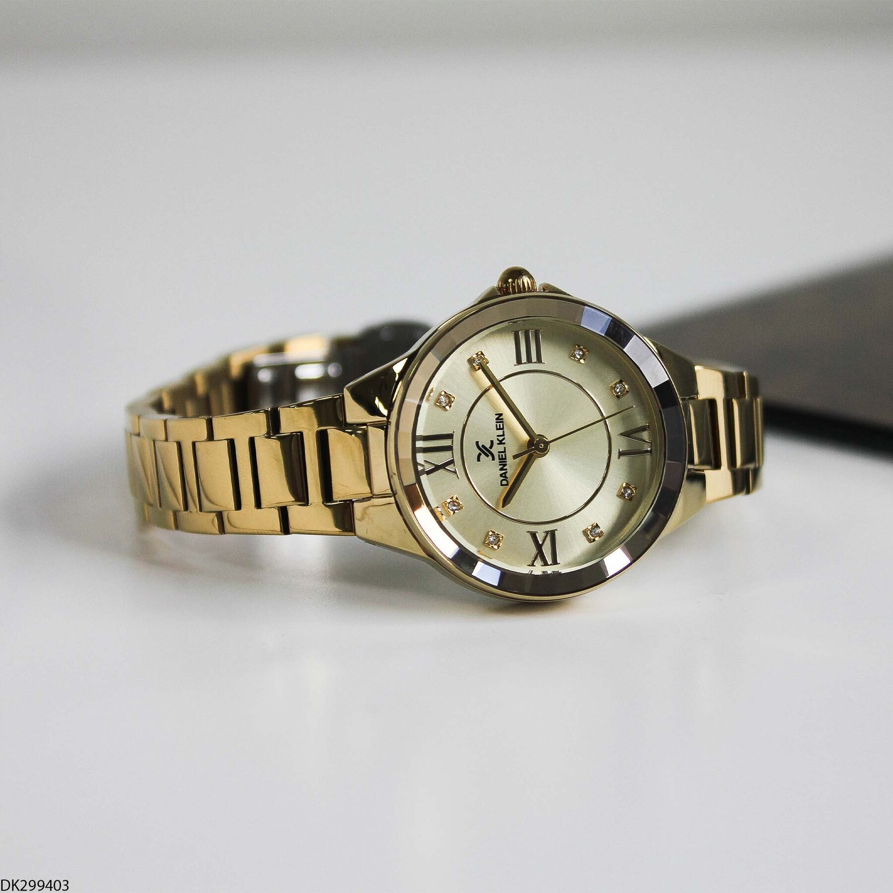 Daniel Klein DK327359 Leather Strap Women Watch