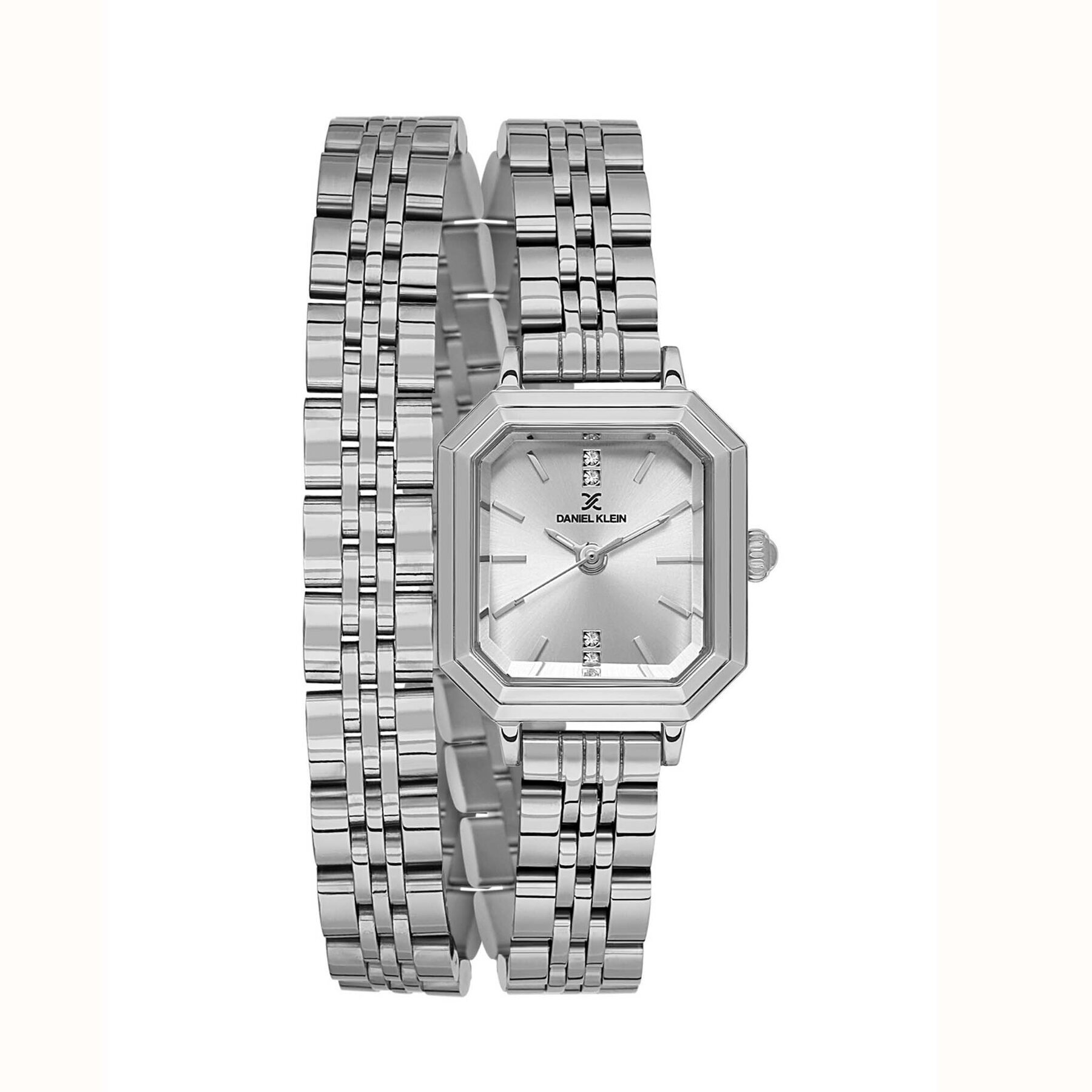 Daniel Klein DK327359 Leather Strap Women Watch