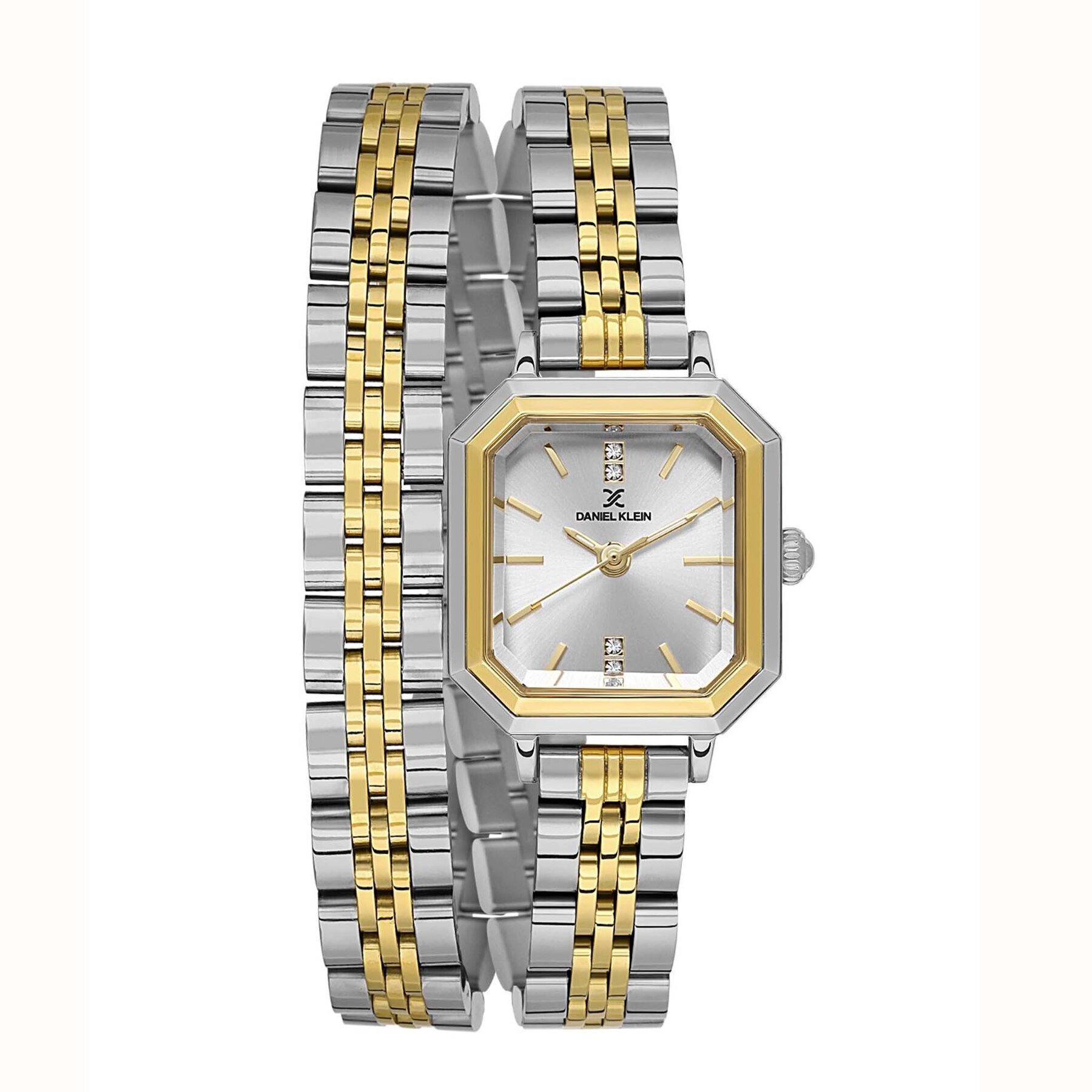 Daniel Klein DK327359 Leather Strap Women Watch