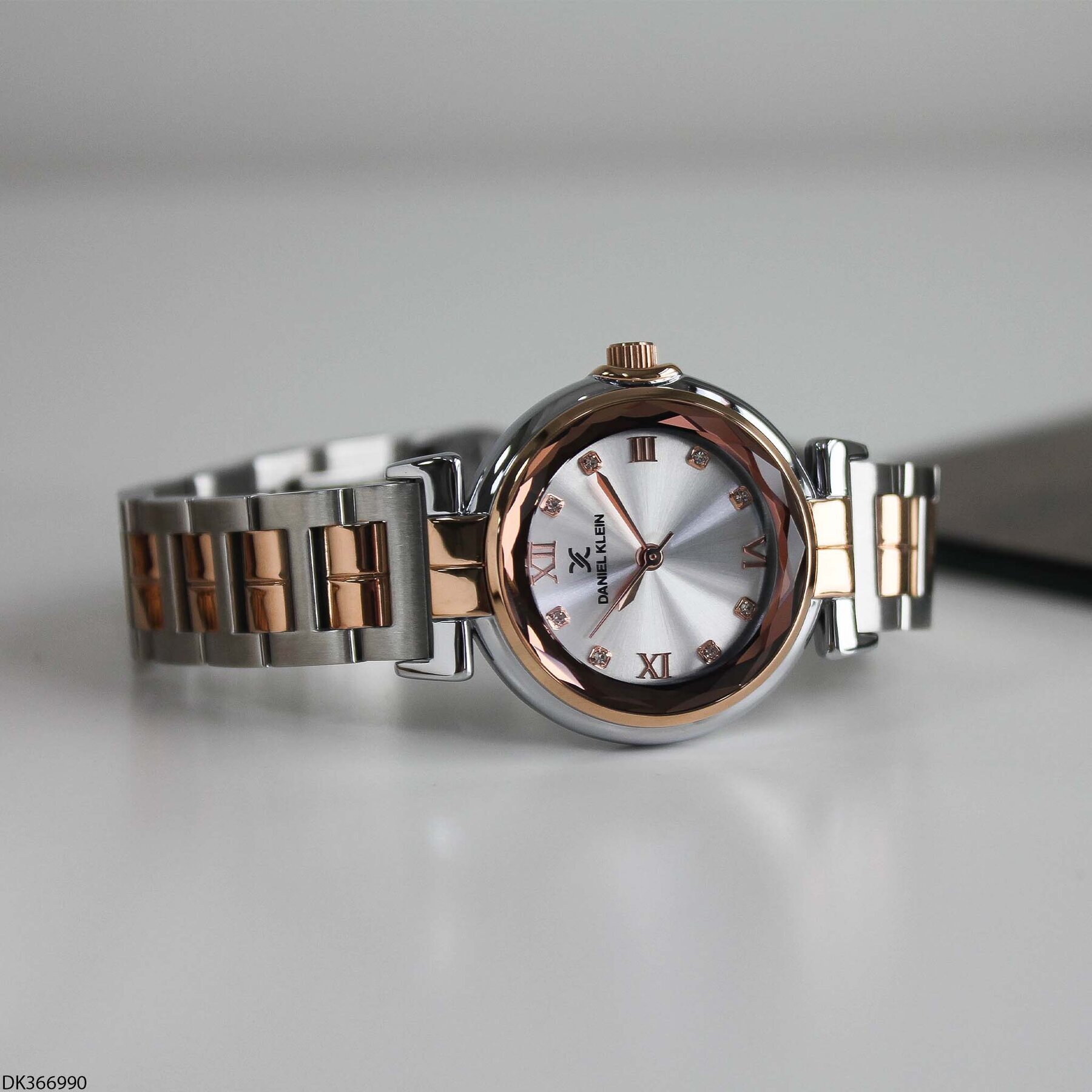 Daniel Klein DK327359 Leather Strap Women Watch