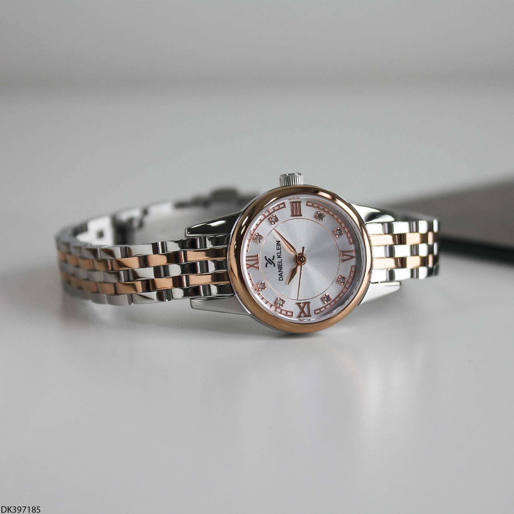 Daniel Klein DK327359 Leather Strap Women Watch