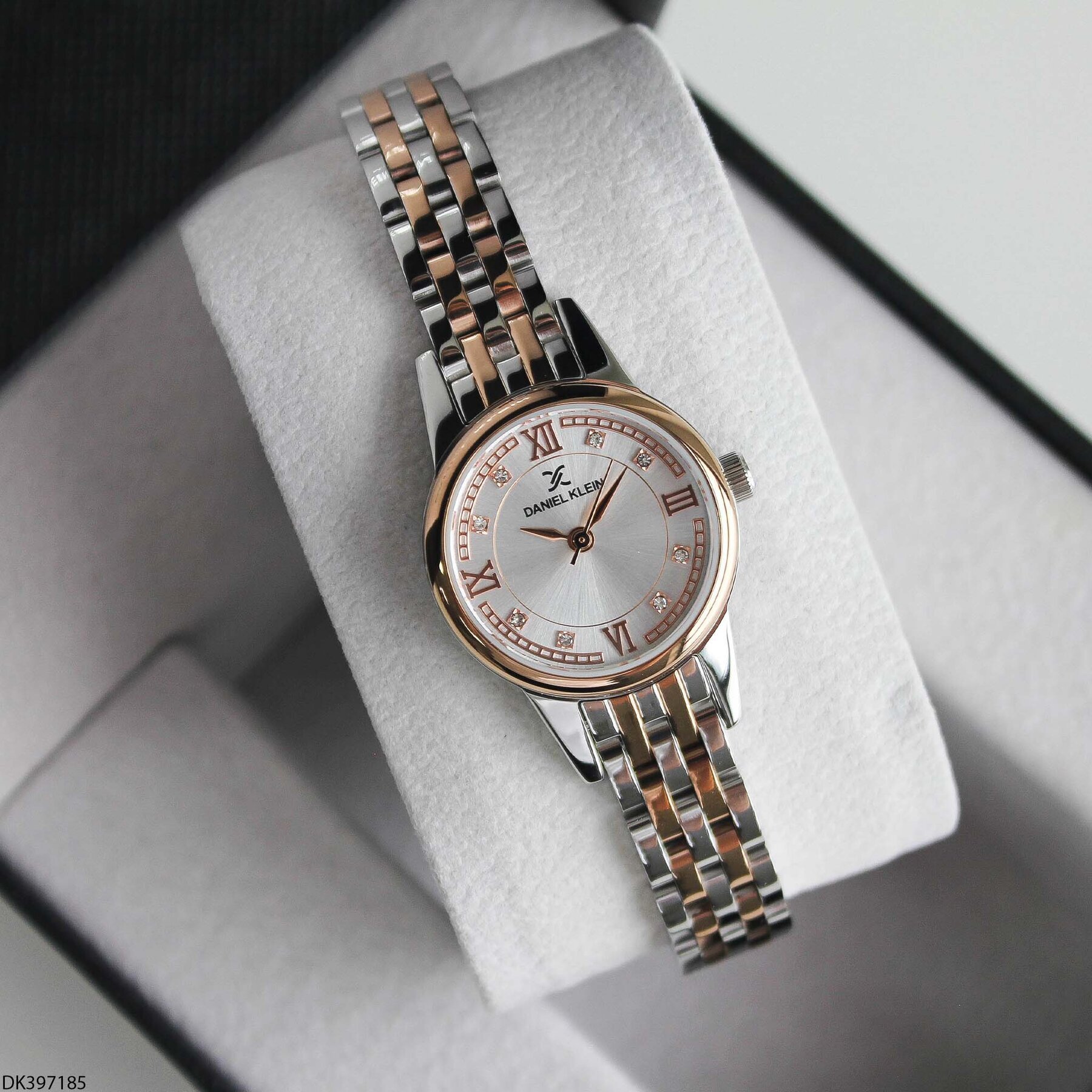 Daniel Klein DK327359 Leather Strap Women Watch