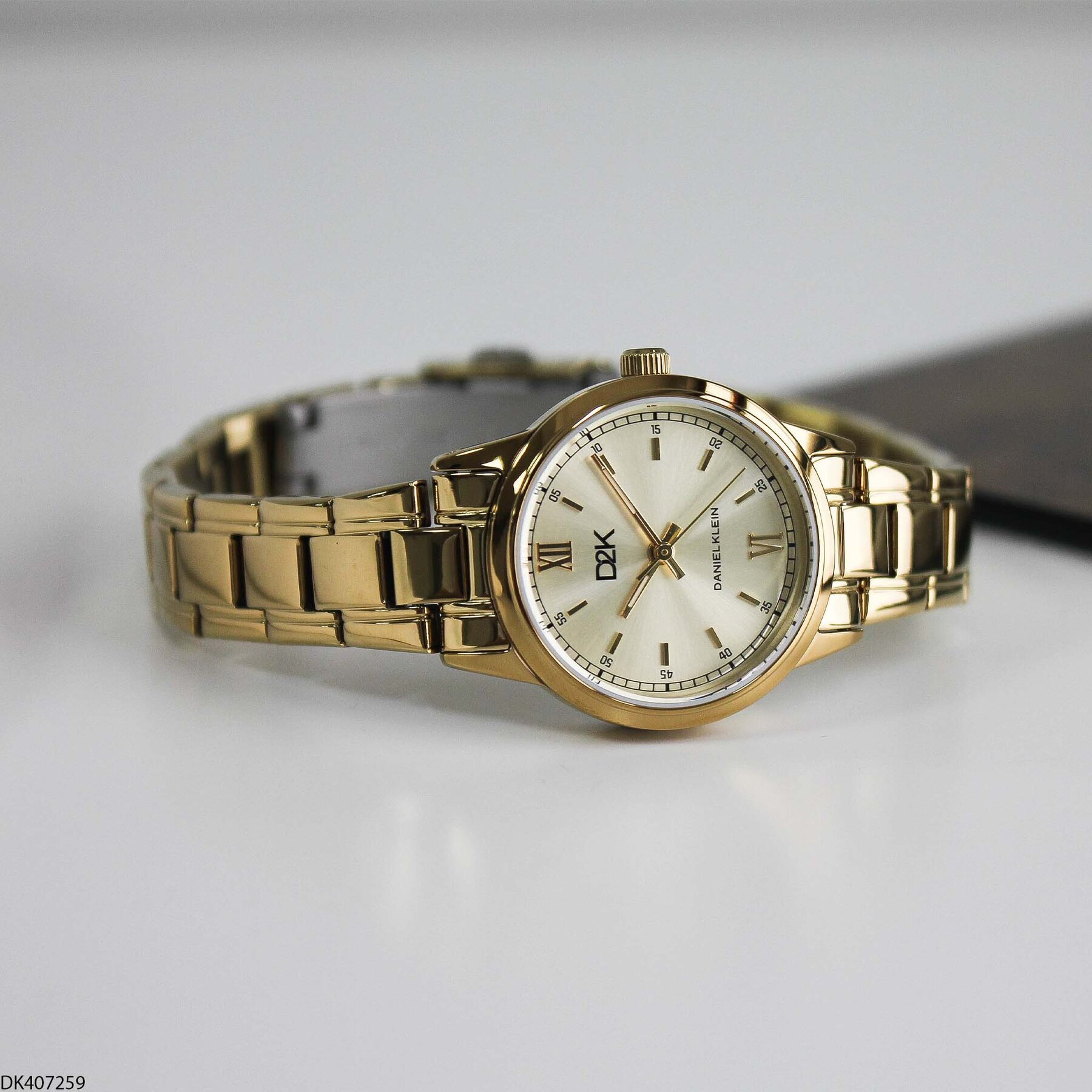 Daniel Klein DK327359 Leather Strap Women Watch