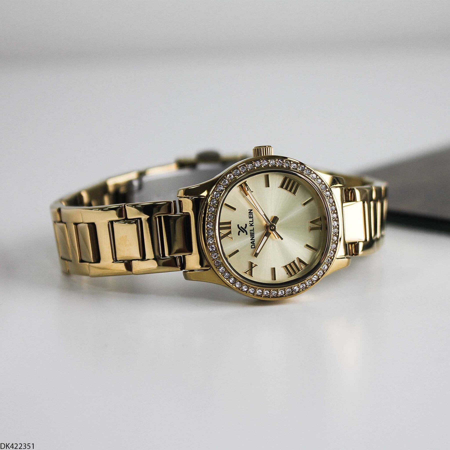 Daniel Klein DK327359 Leather Strap Women Watch