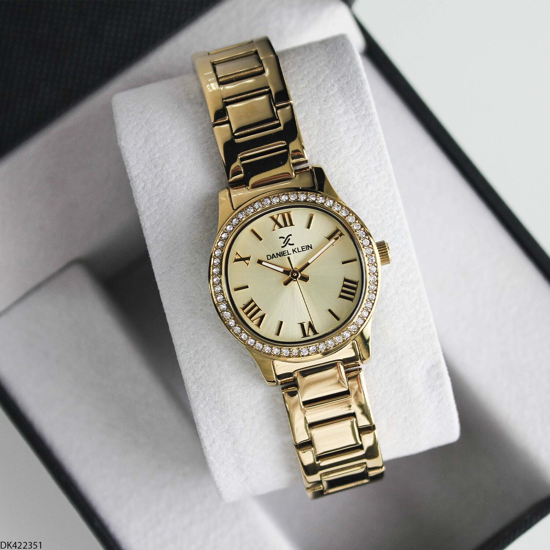 Daniel Klein DK327359 Leather Strap Women Watch