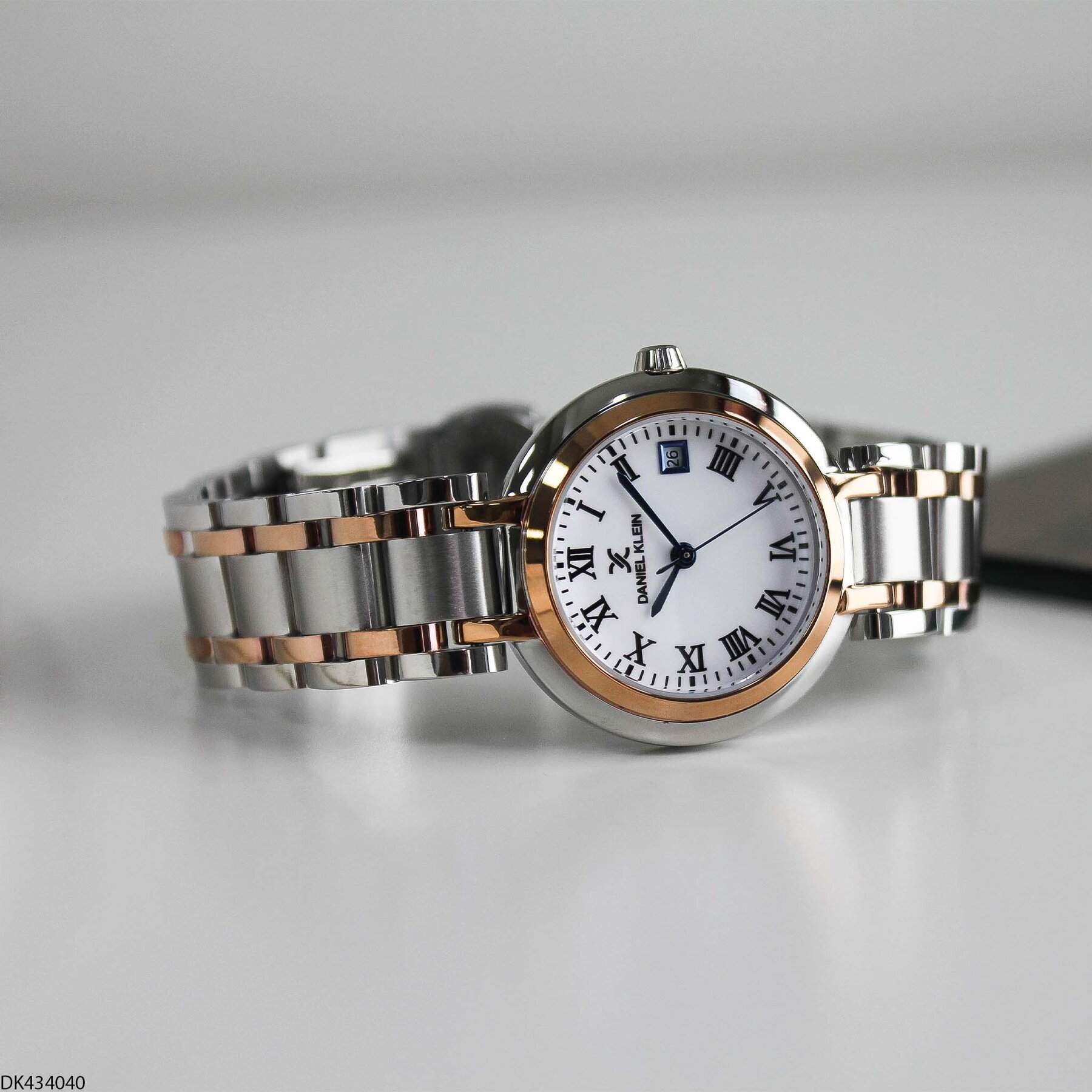 Daniel Klein DK327359 Leather Strap Women Watch