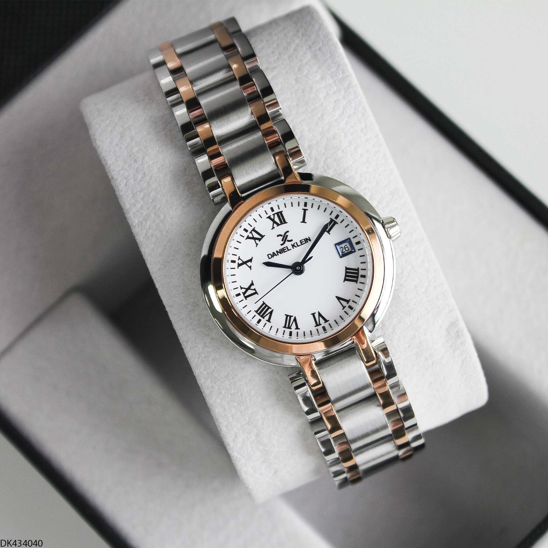 Daniel Klein DK327359 Leather Strap Women Watch