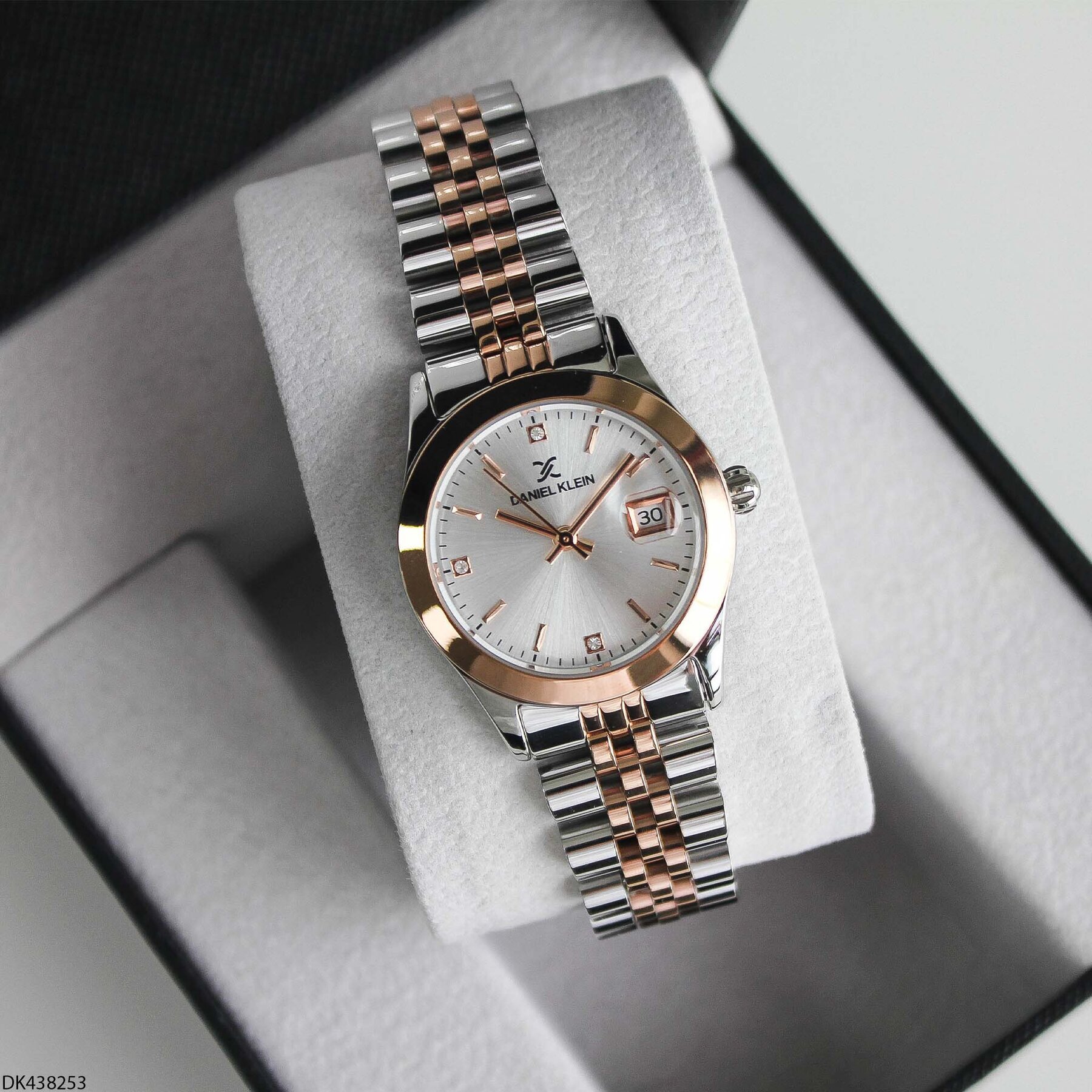 Daniel Klein DK327359 Leather Strap Women Watch