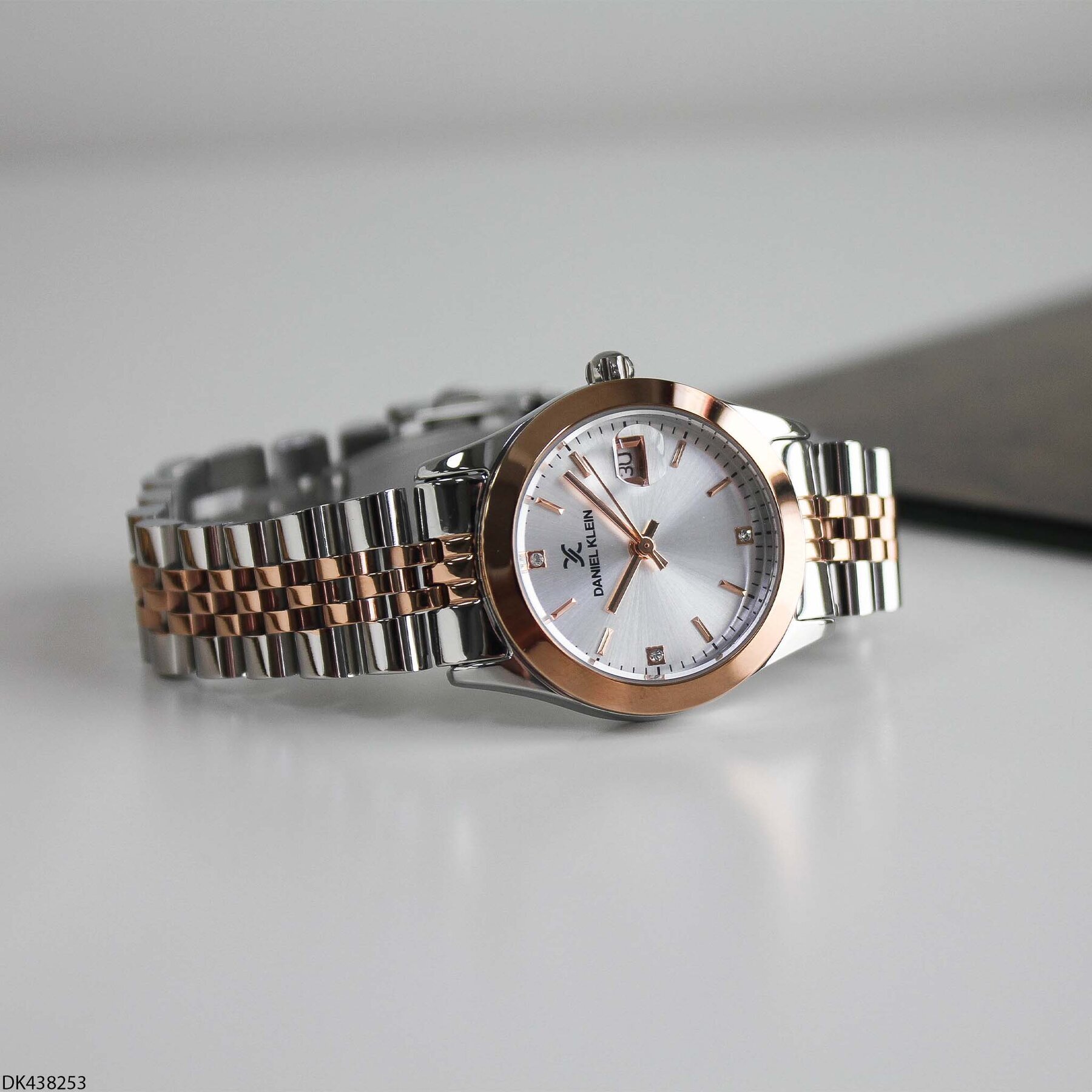 Daniel Klein DK327359 Leather Strap Women Watch