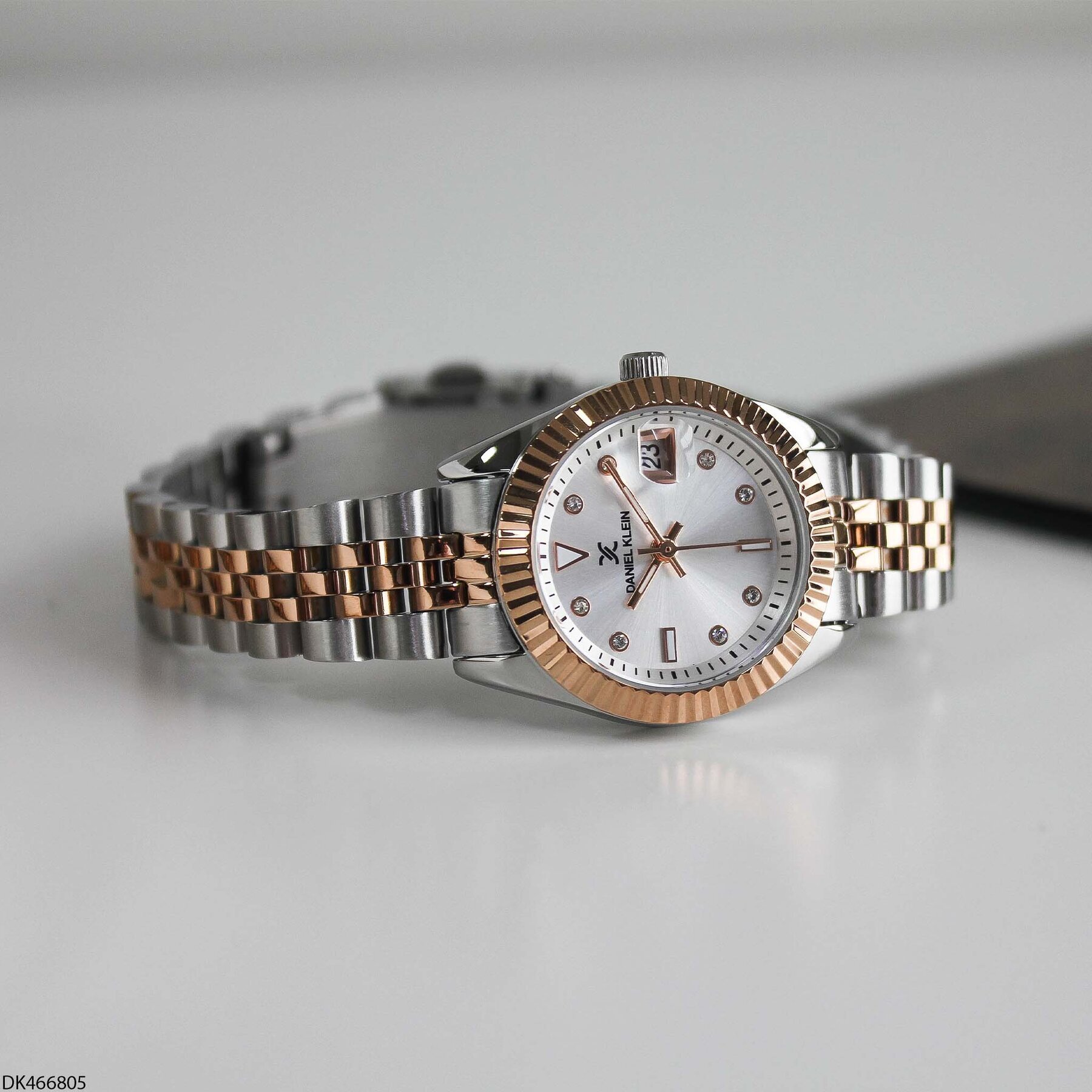 Daniel Klein DK327359 Leather Strap Women Watch