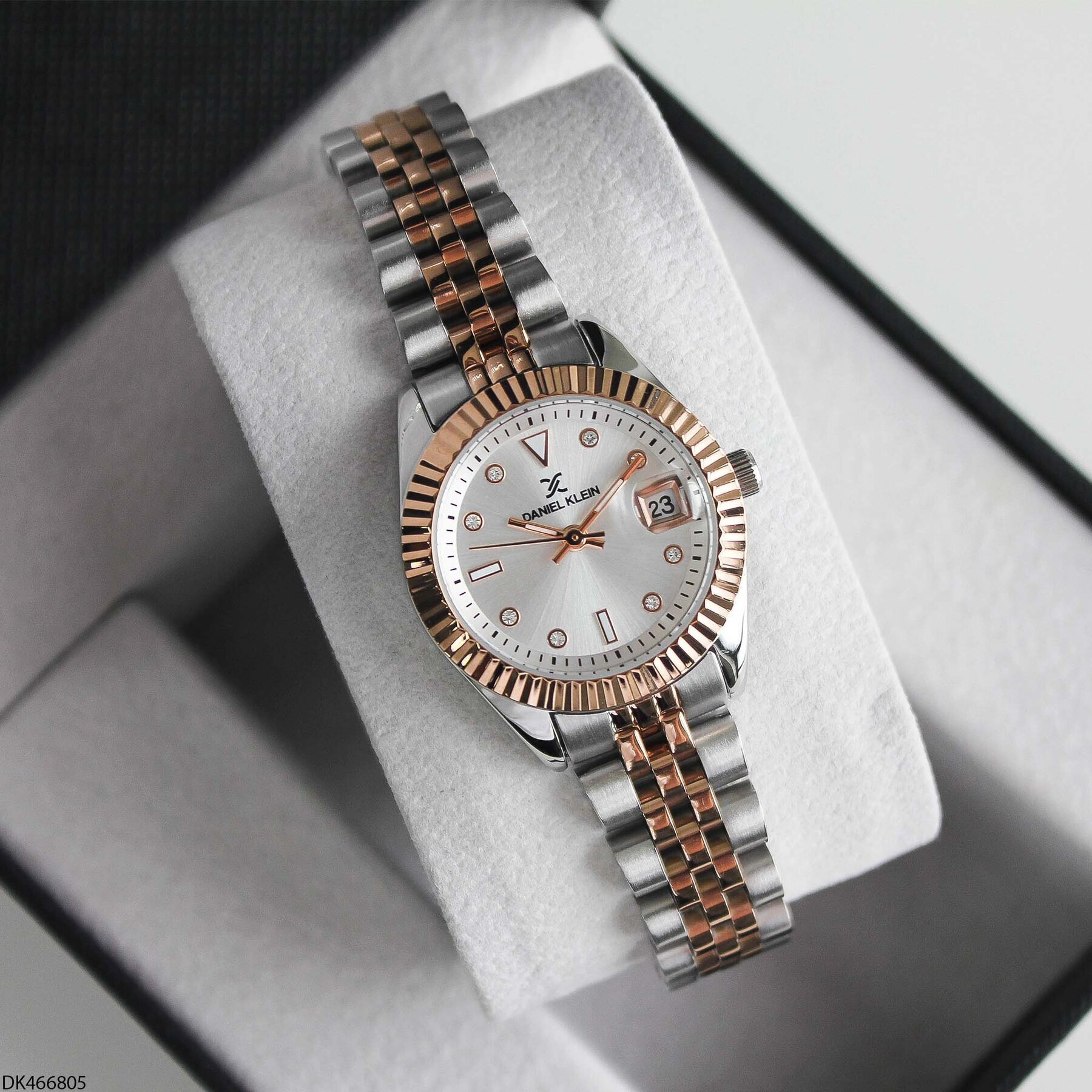 Daniel Klein DK327359 Leather Strap Women Watch
