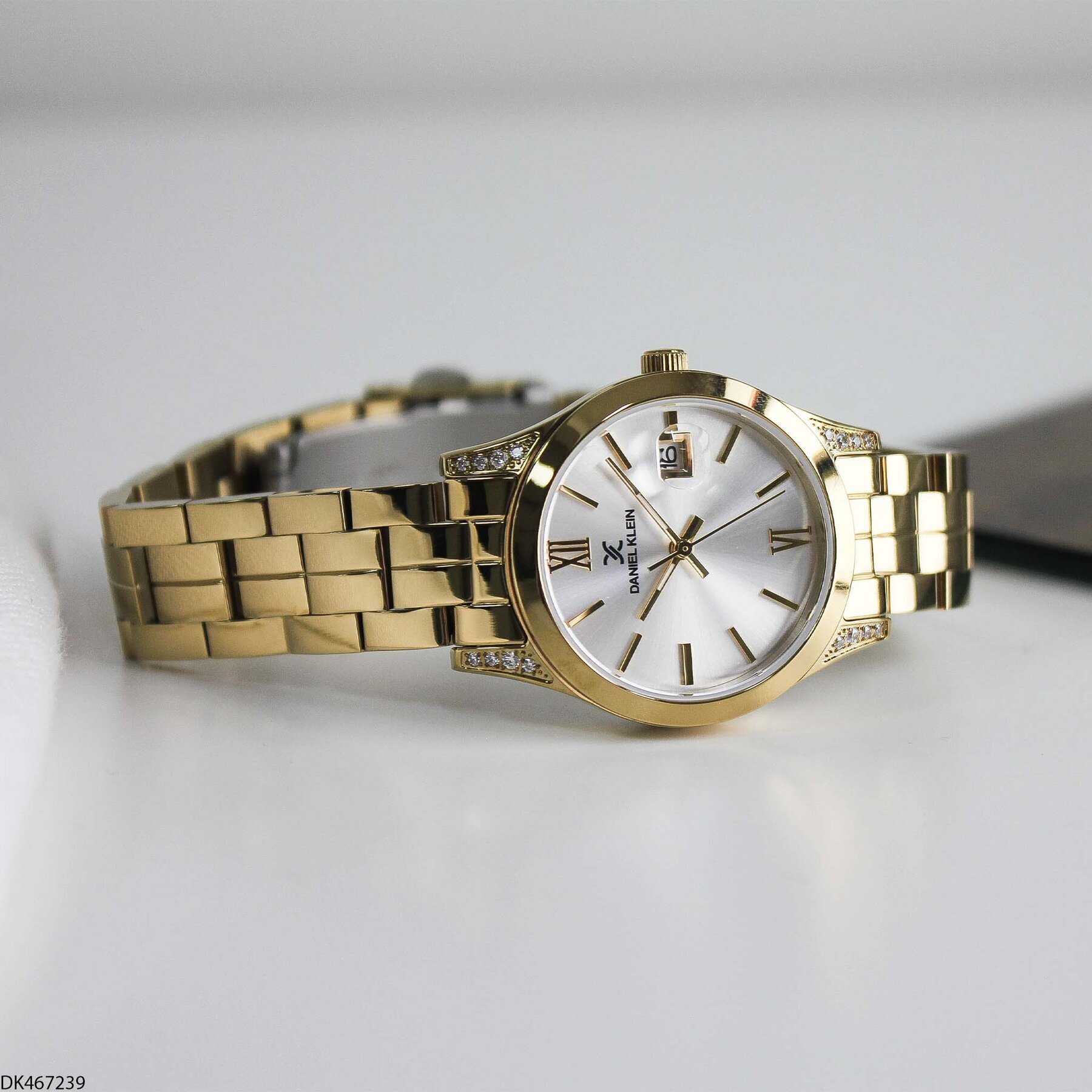 Daniel Klein DK327359 Leather Strap Women Watch