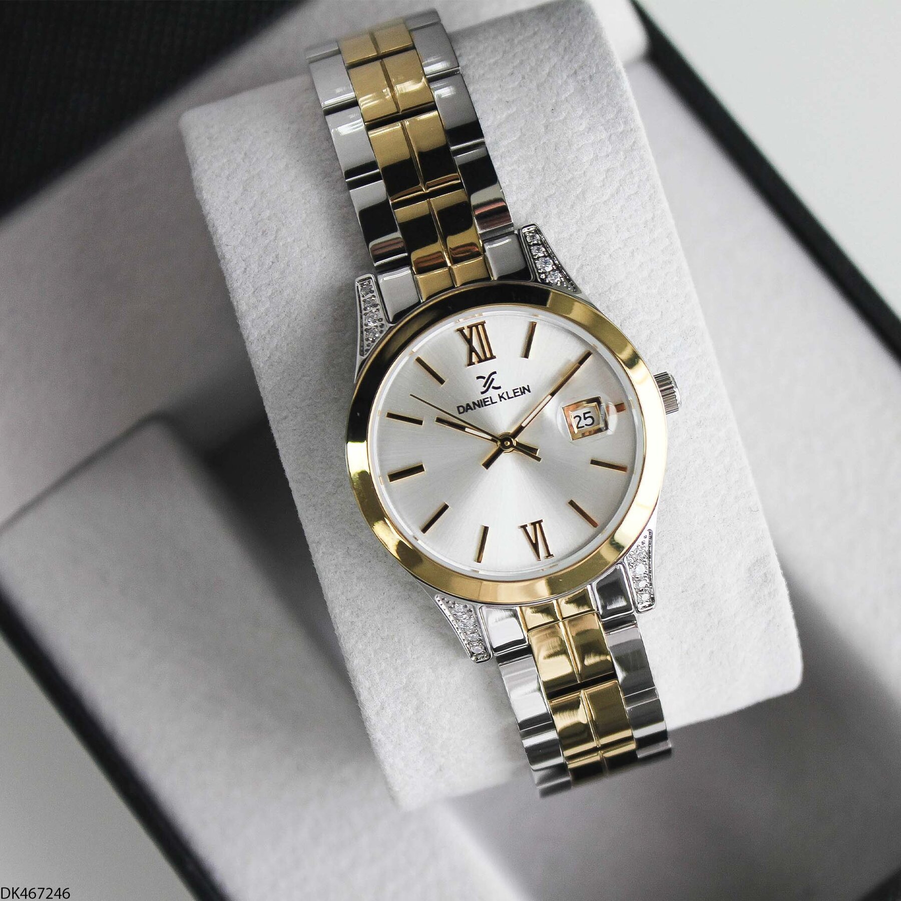 Daniel Klein DK327359 Leather Strap Women Watch