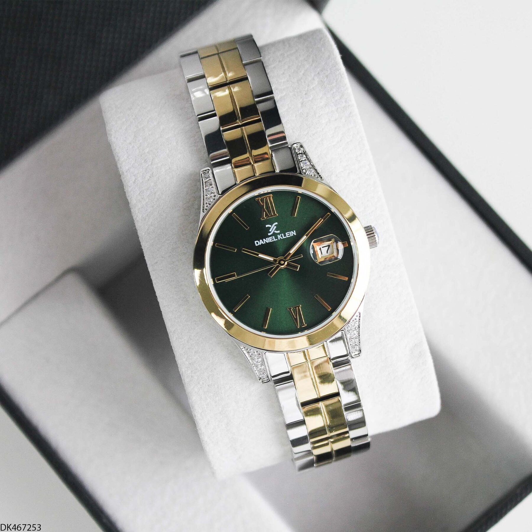 Daniel Klein DK327359 Leather Strap Women Watch
