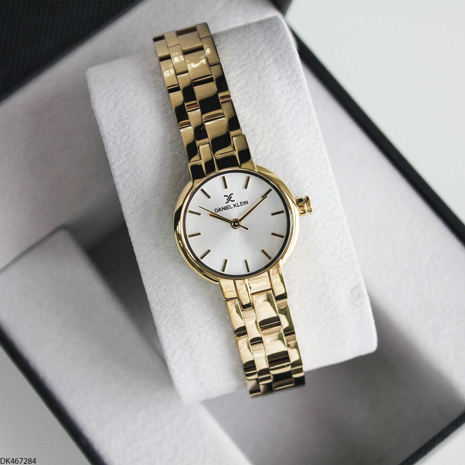 Daniel Klein DK327359 Leather Strap Women Watch