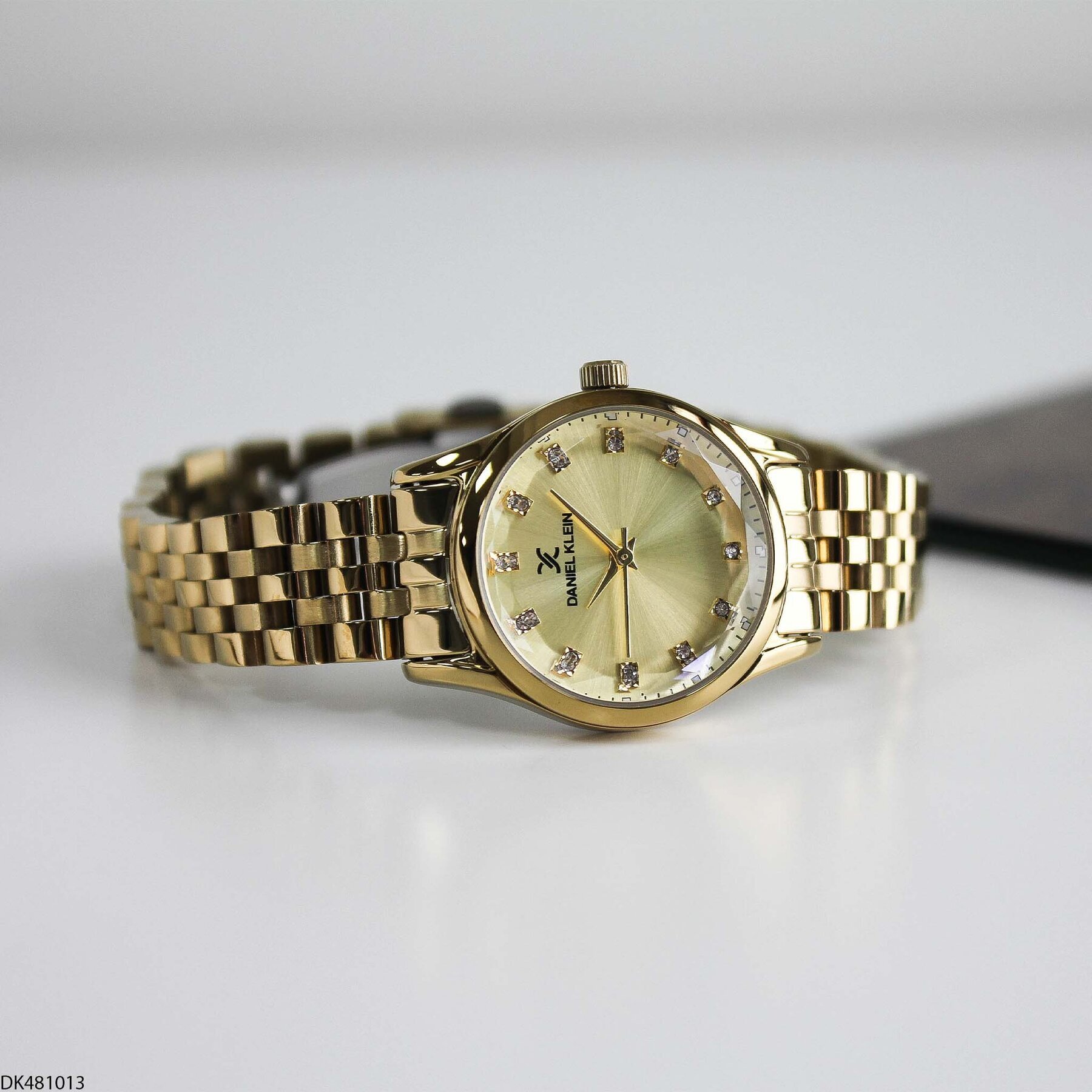 Daniel Klein DK327359 Leather Strap Women Watch
