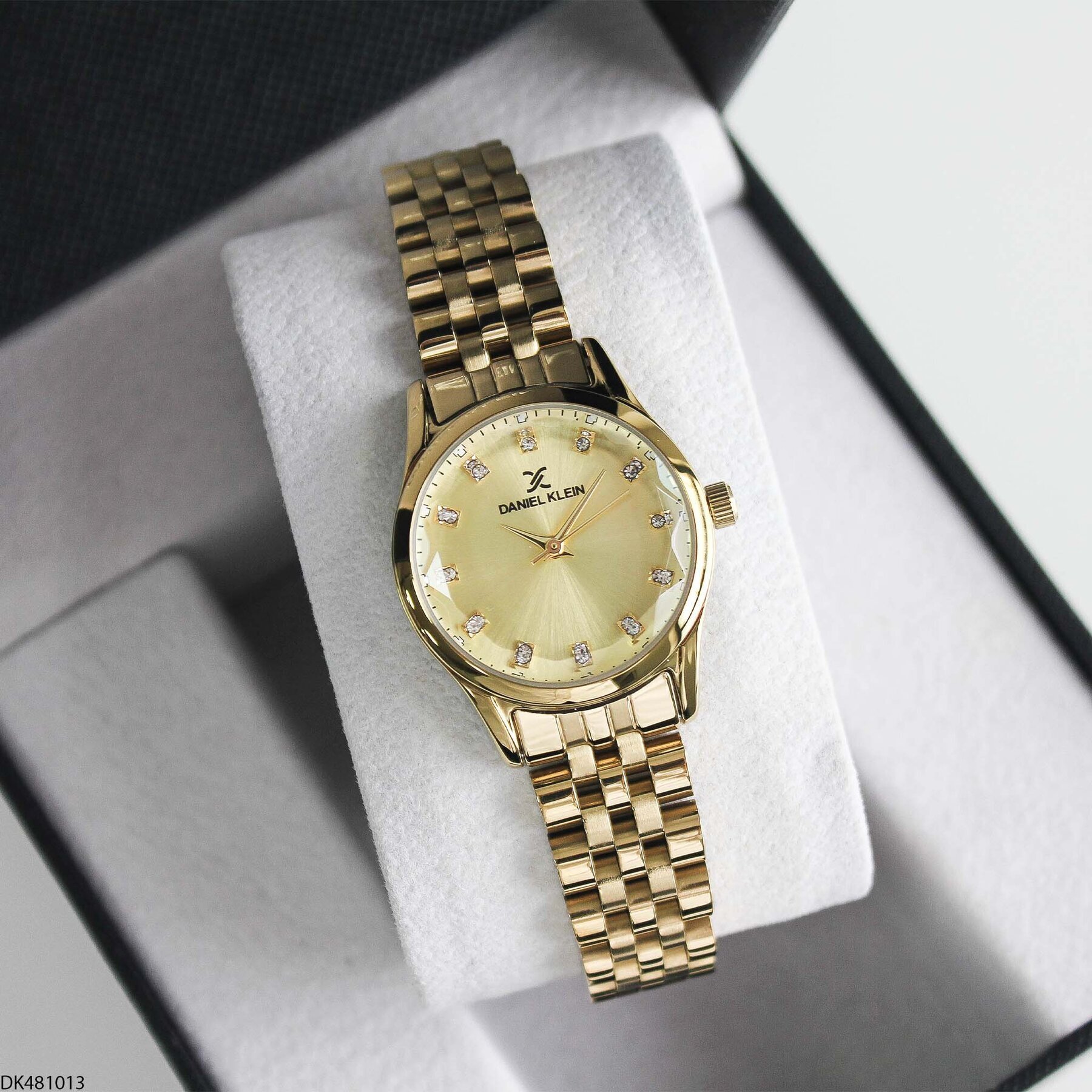 Daniel Klein DK327359 Leather Strap Women Watch