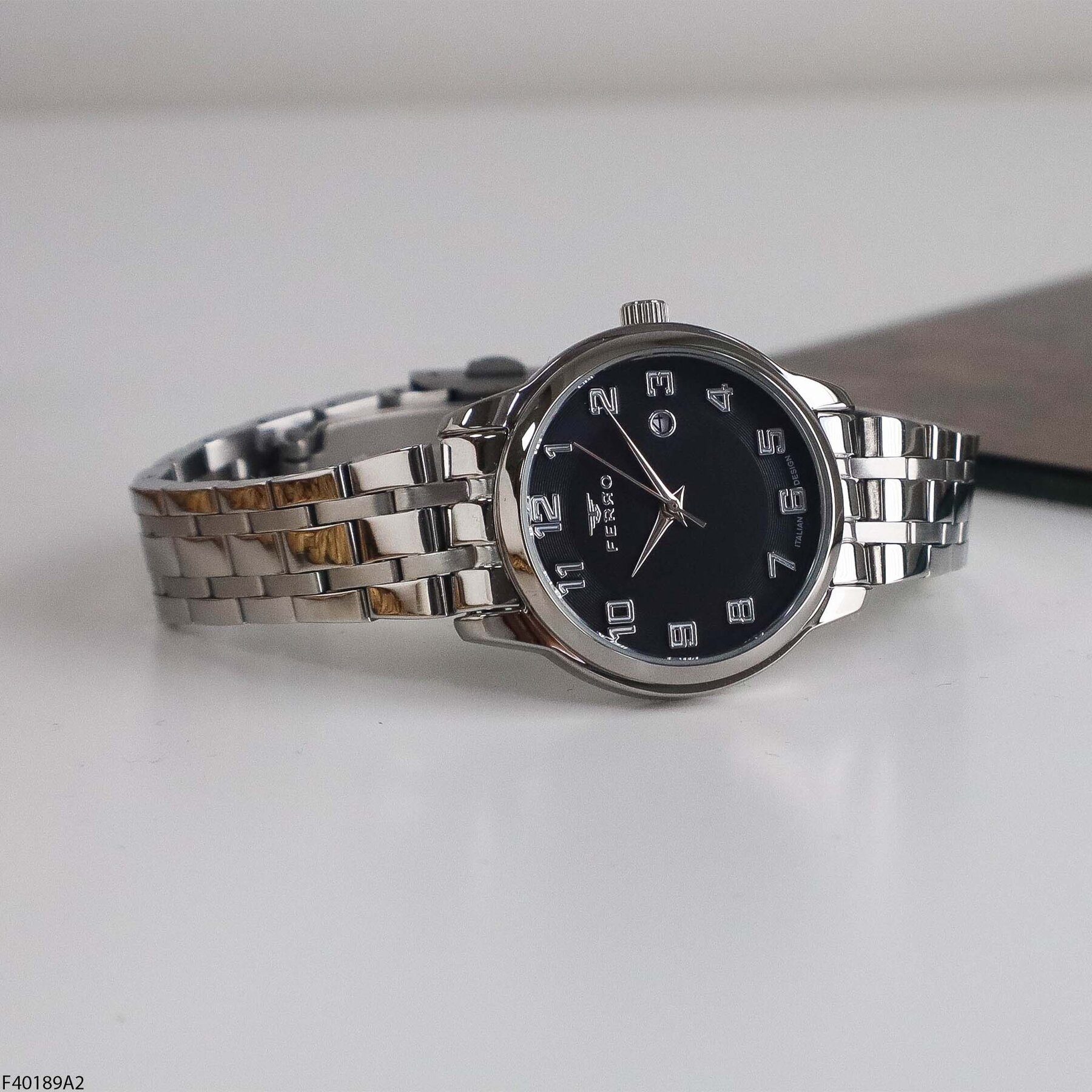 Ferro F43029B Steel Strap Women Watch