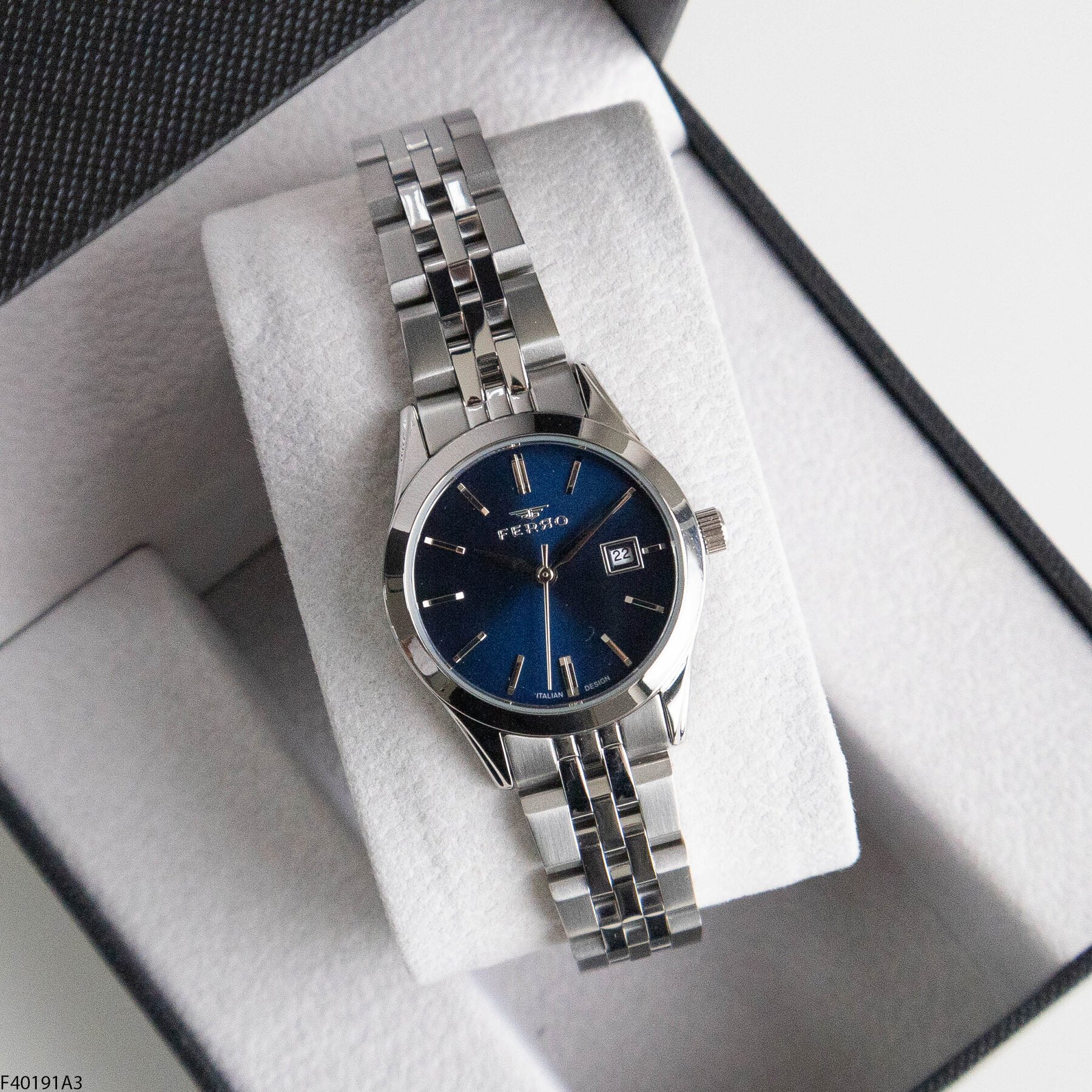Ferro F43029B Steel Strap Women Watch