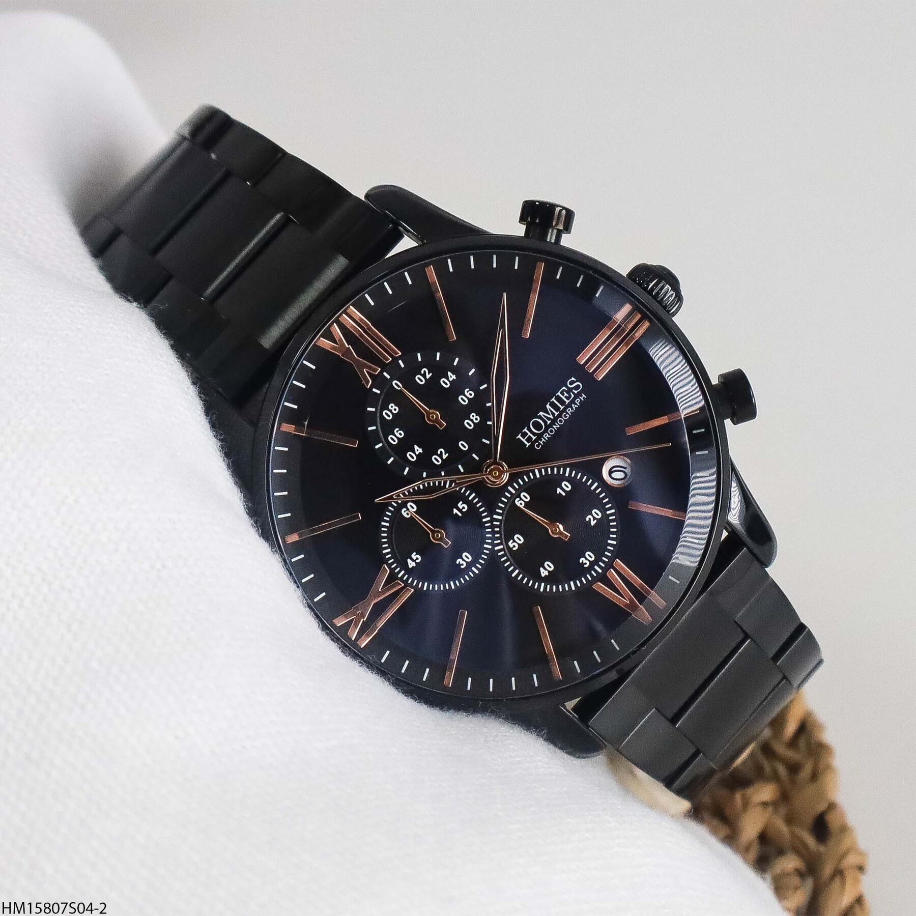 Homies HM15807S04-2 Steel Strap Men Watch