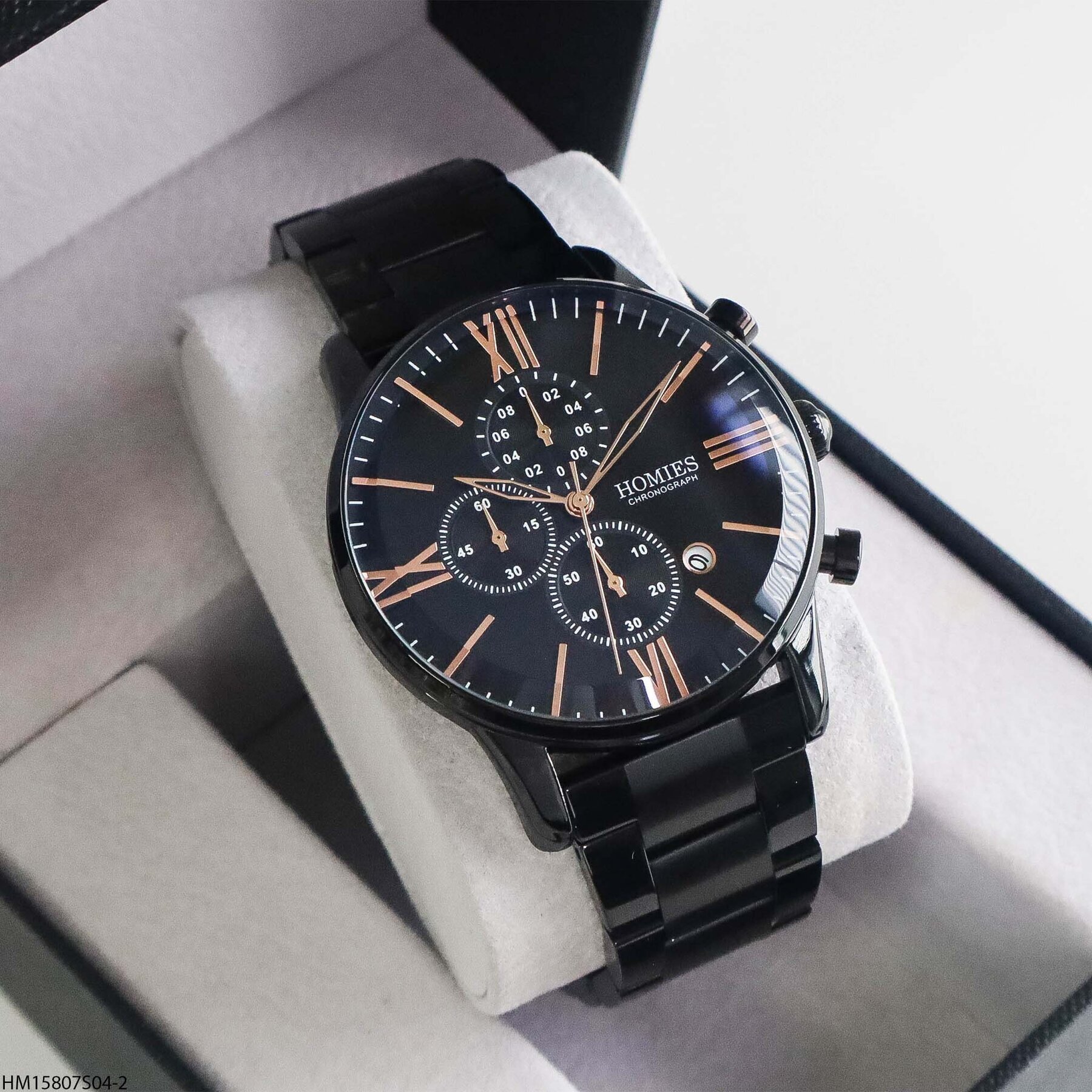 Homies HM15807S04-2 Steel Strap Men Watch