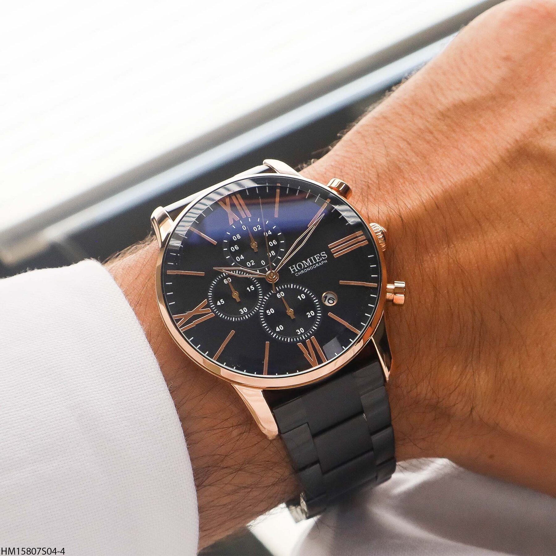 Homies HM15807S04-2 Steel Strap Men Watch