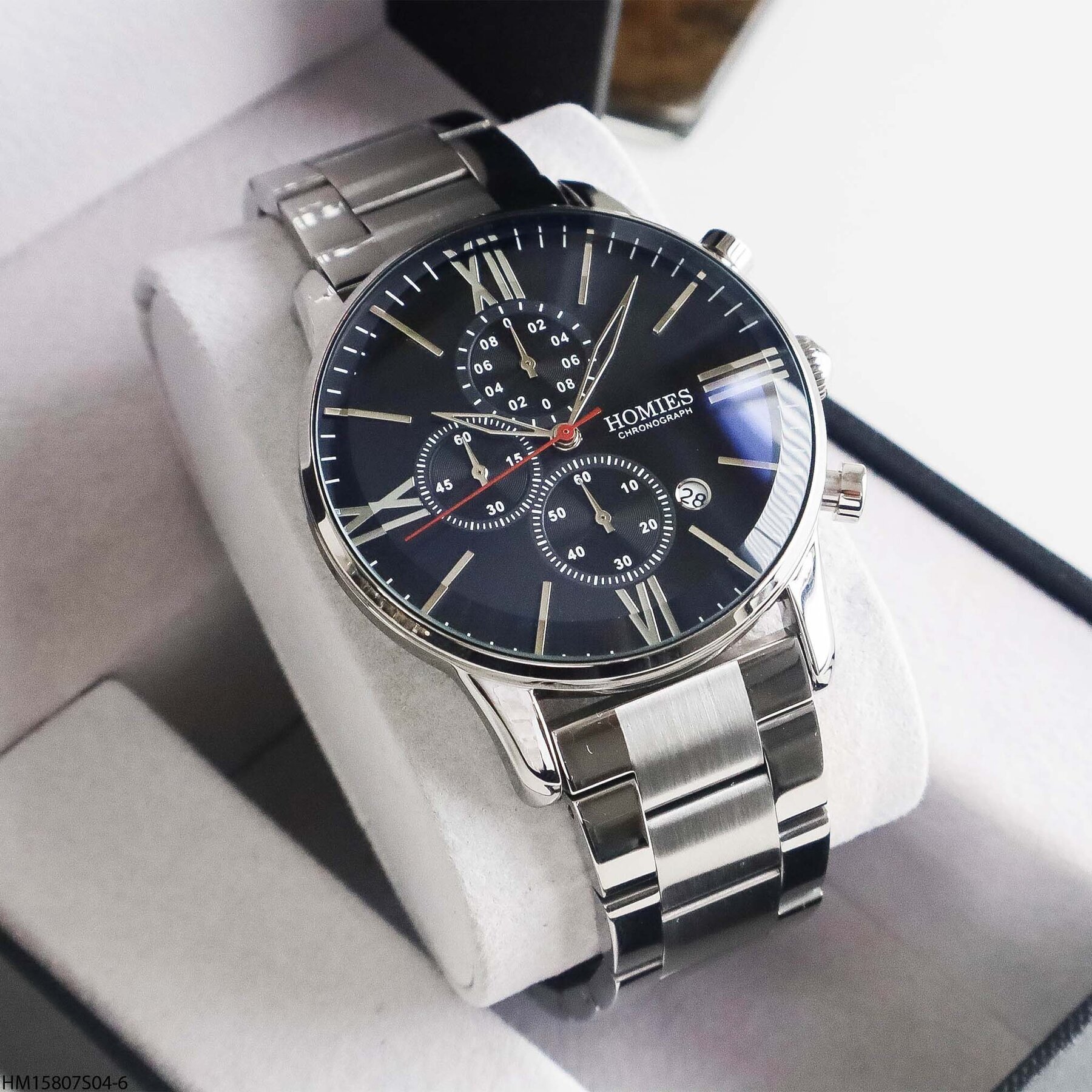Homies HM15807S04-6 Steel Strap Men Watch